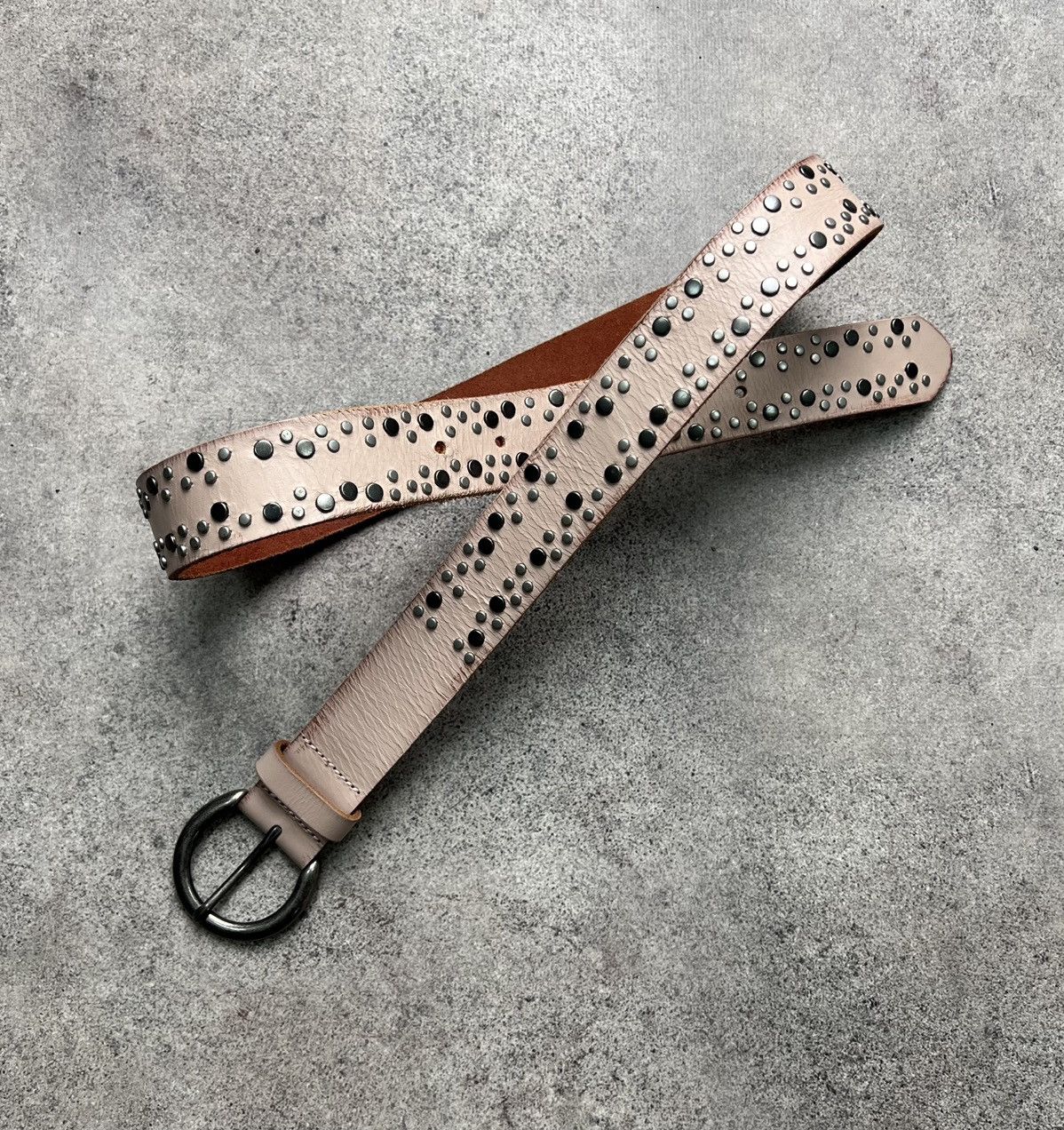 If Six Was Nine Vintage studded leather belt Size ONE SIZE - 1 Thumbnail