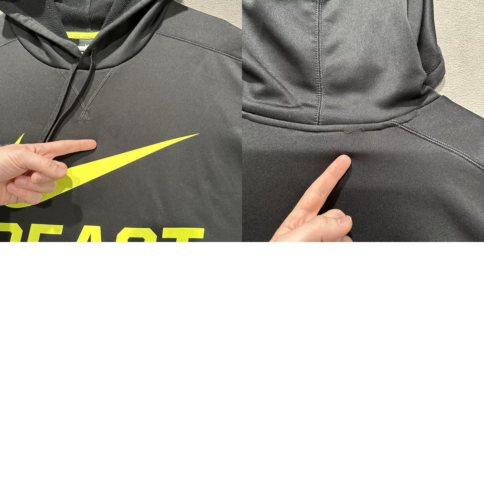 Nike Nike Hoodie Mens XL Black Therma-Fit Beast Swoosh Pullover Sweatshirt GUC Size US XL / EU 56 / 4 - 8 Thumbnail