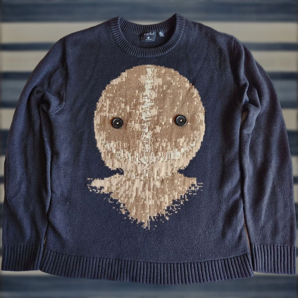 Hot Topic VINTAGE? No — Actually Trick 'r Treat Sam Spooky Season Halloween Horror Movie Black XL Knit Sweater Size XL / US 12-14 / IT 48-50 - 1 Thumbnail