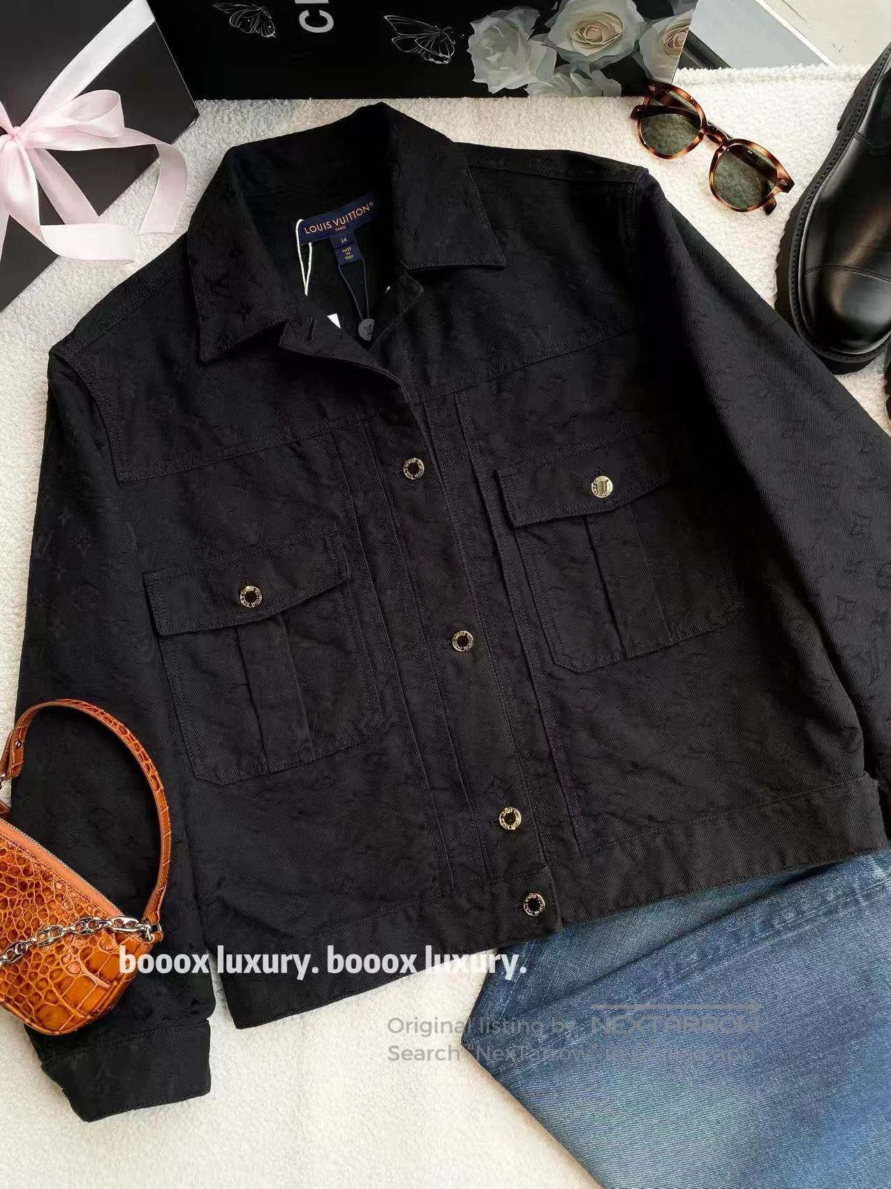Louis Vuitton Louis Vuitton 25SS old-fashioned denim jacket| Size 4XL / US 24-26 - 1 Thumbnail