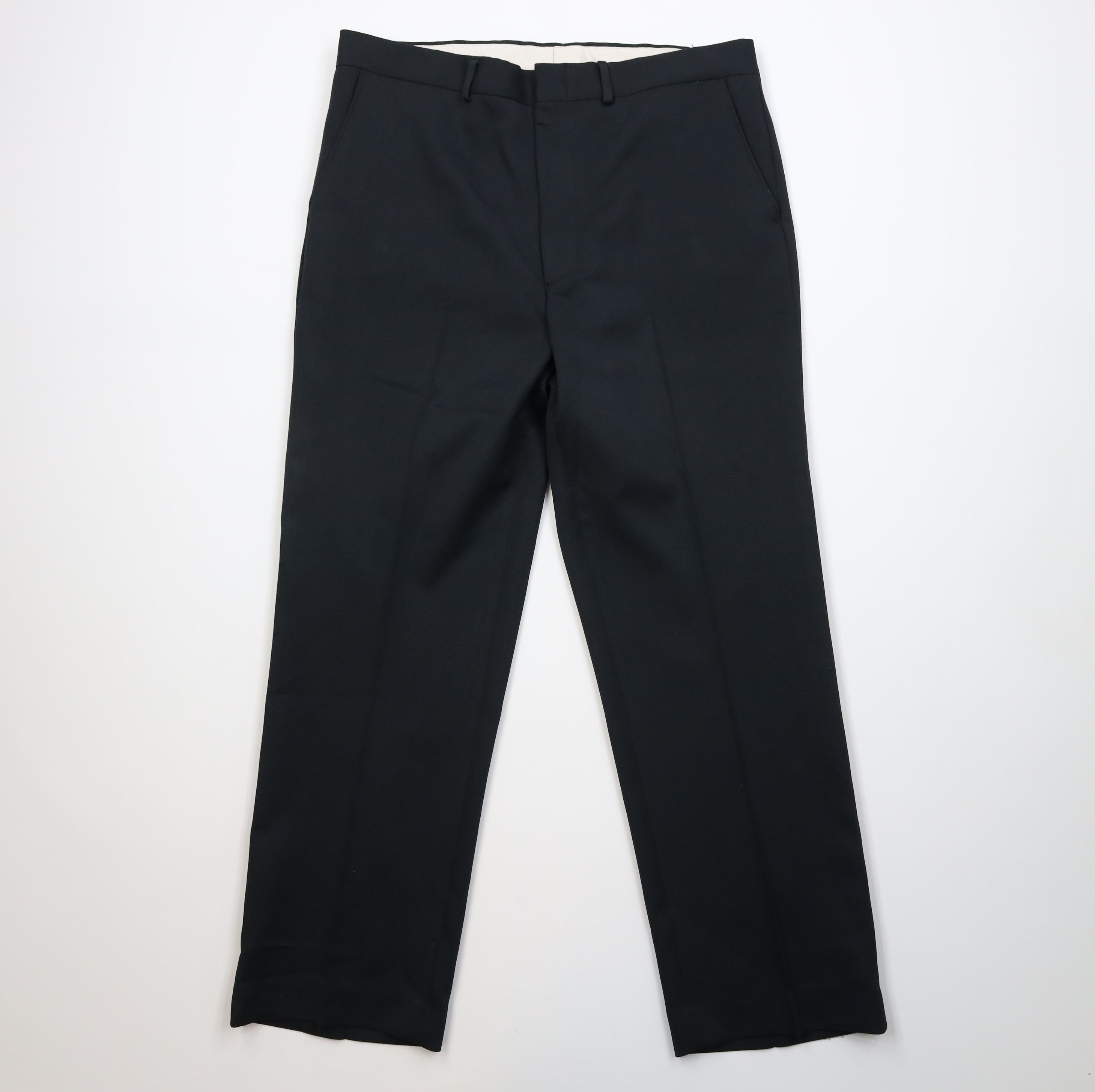 Vintage Vintage 70s Streetwear Flared Wide Leg Chino Pants Black USA Size US 36 / EU 52 - 1 Thumbnail
