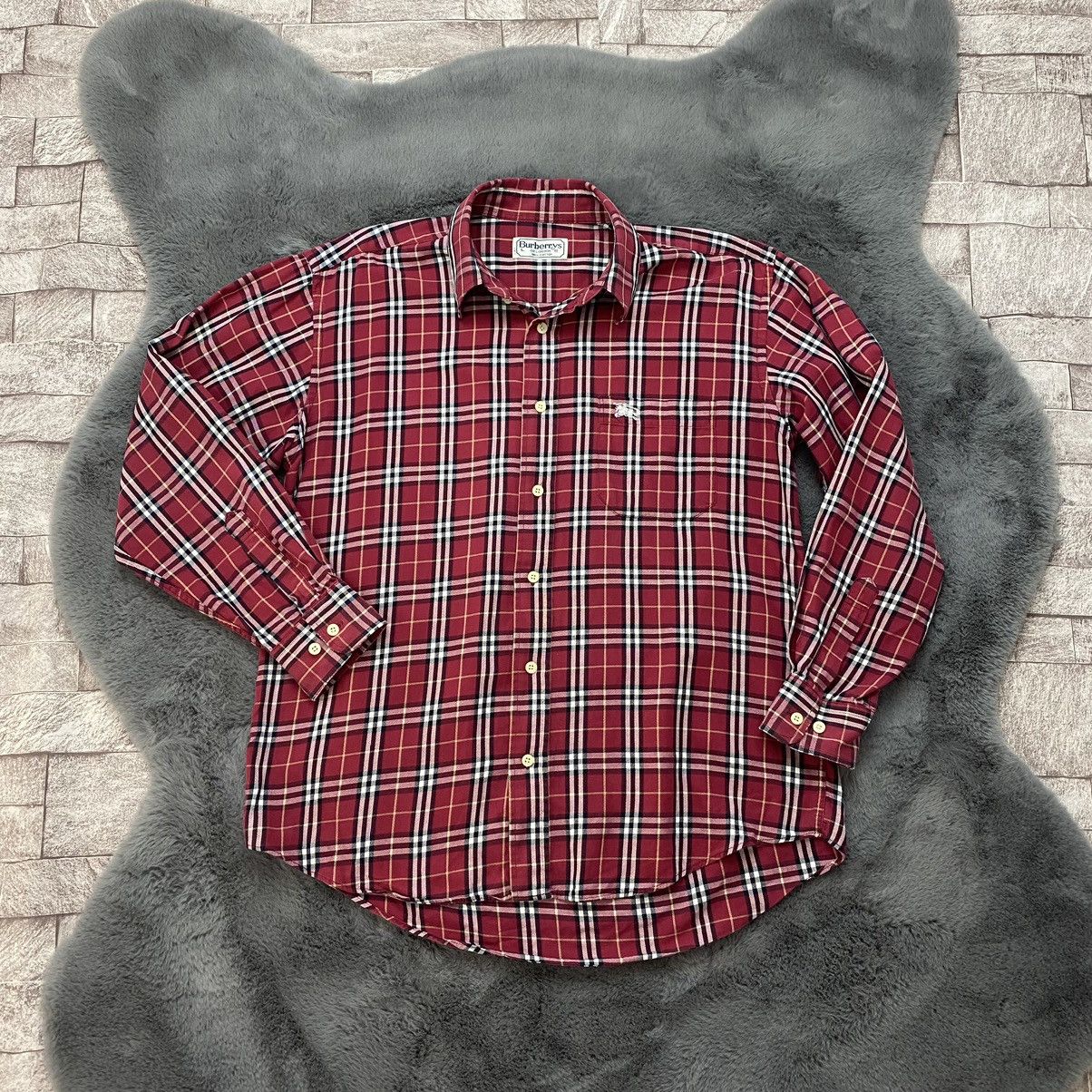 Burberry DL Burberry london vintage Checkered Flannel #023 Size US L / EU 52-54 / 3 - 2 Thumbnail