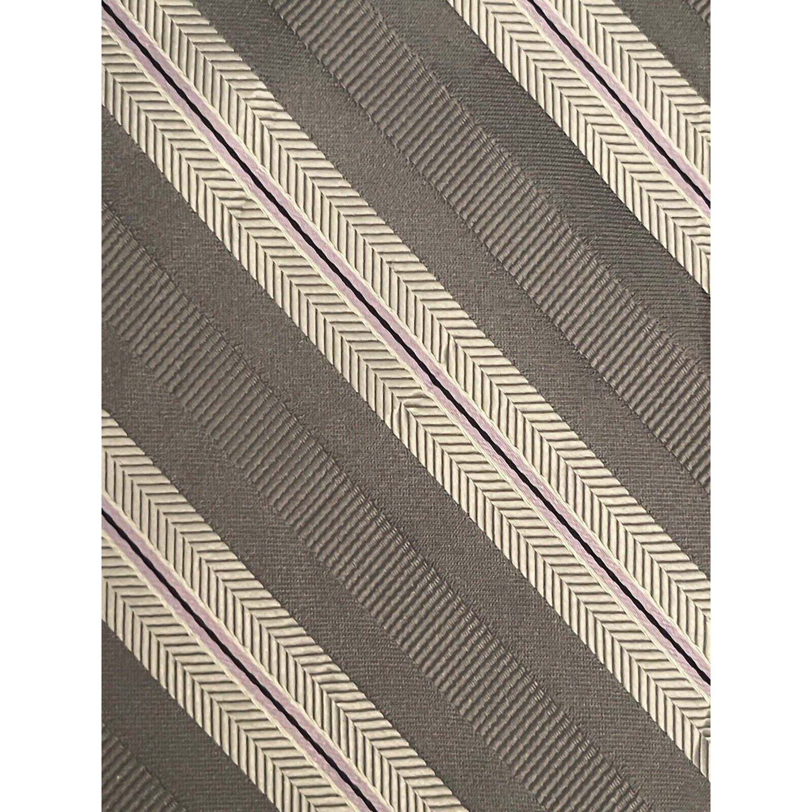 Michael Kors Michael Michael Kors Gray Purple 100% Silk Made In China Size ONE SIZE - 9 Thumbnail