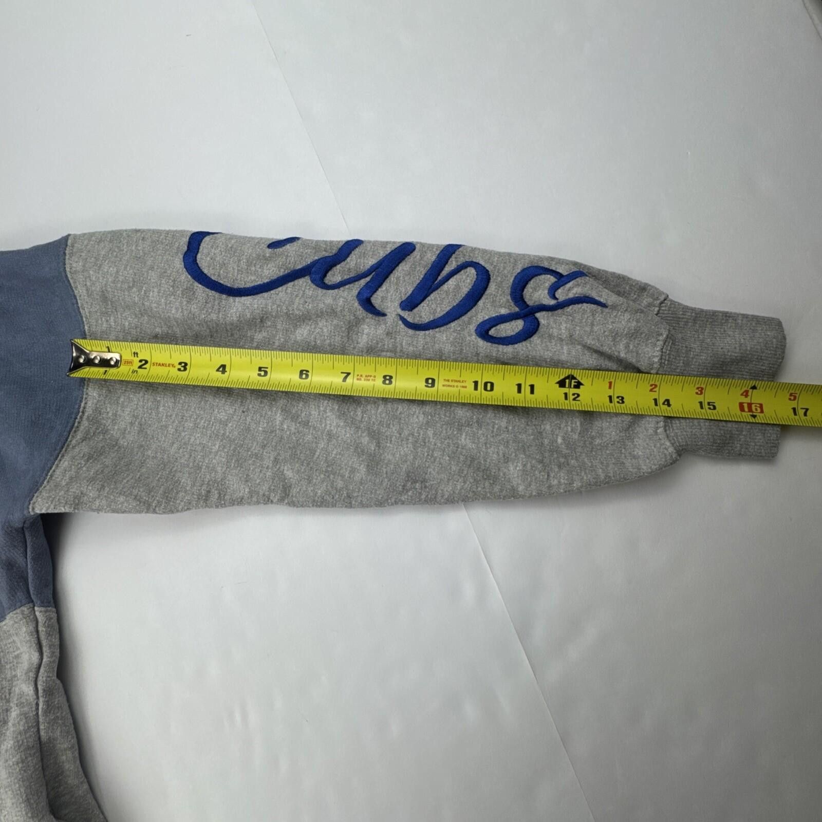Other Soft as a Grape Chicago Cubs Quarter Zip Fleece Pullover Size US S / EU 44-46 / 1 - 6 Thumbnail