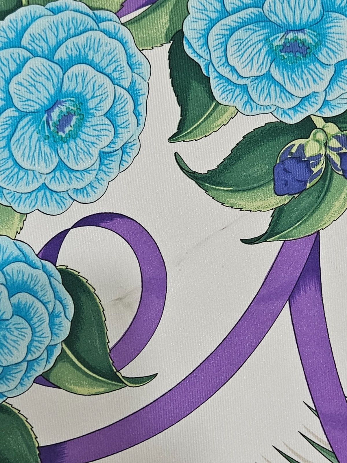 Hermes Hermes Carre Fleurs de L'Opera Silk Scarf Size ONE SIZE - 4 Thumbnail