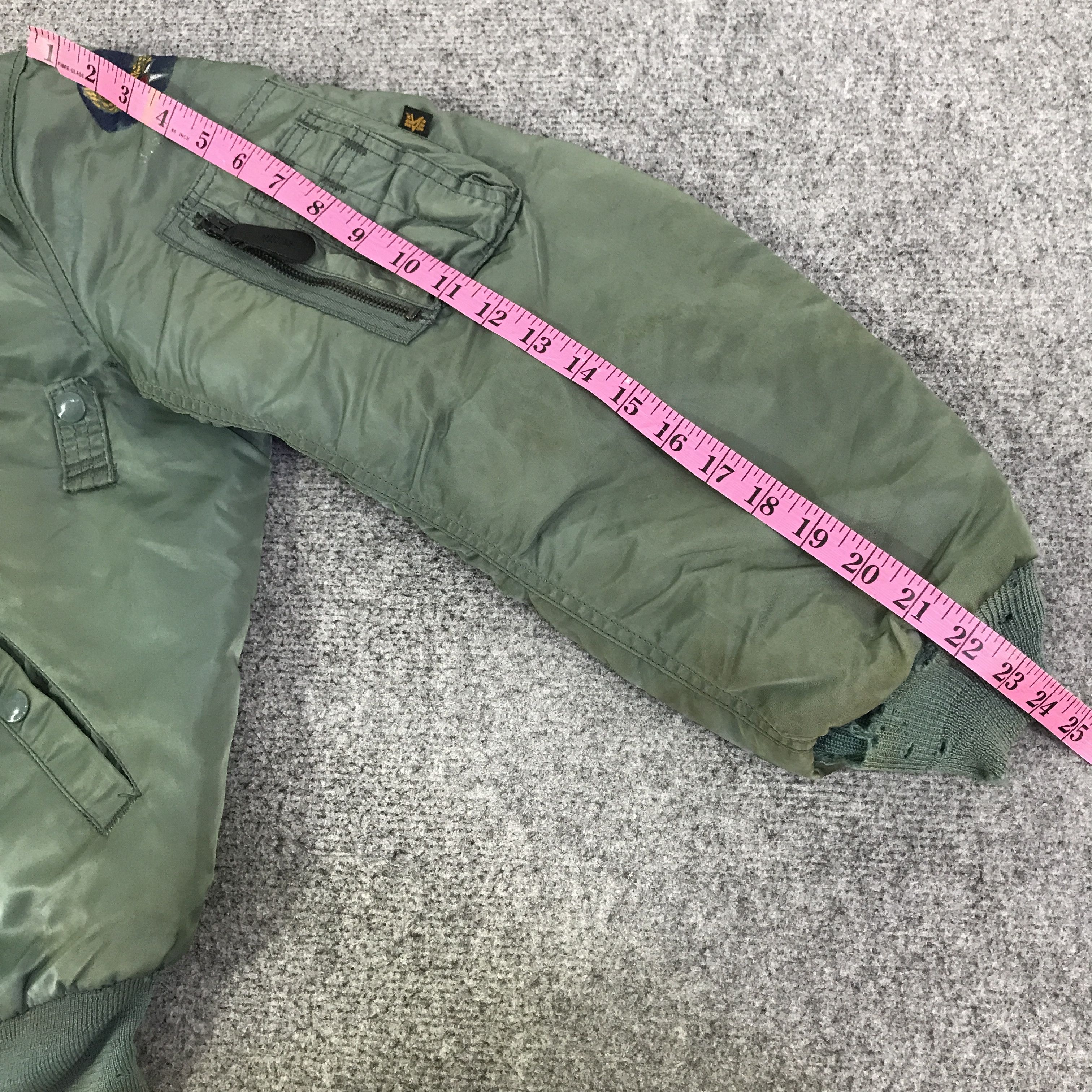 Alpha Industries vinatge alpha industries bombers faded jacket K116B20 Size US M / EU 48-50 / 2 - 7 Thumbnail
