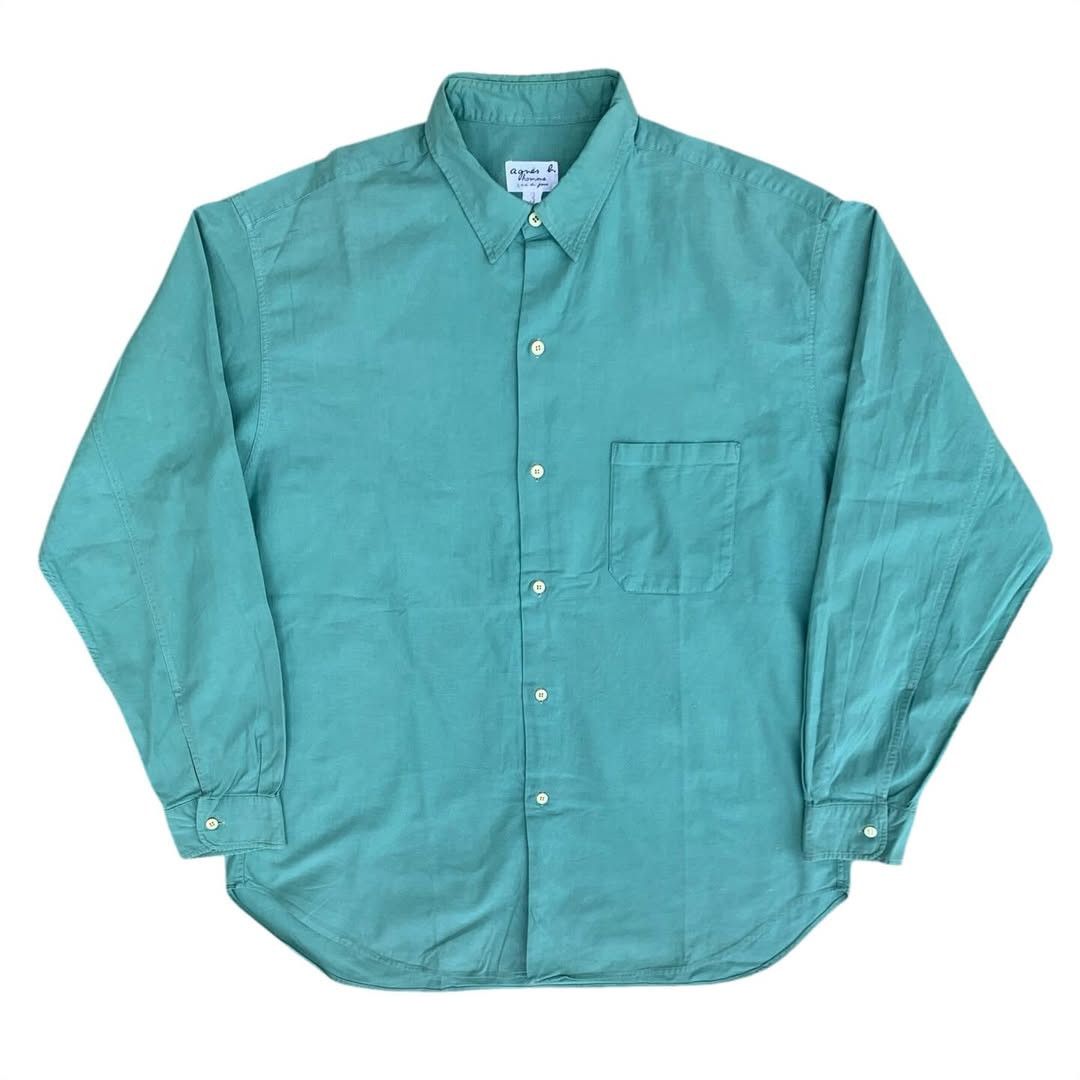 Designer × agnes b. Agnes B Homme Button Up Shirt Size US L / EU 52-54 / 3 - 1 Thumbnail