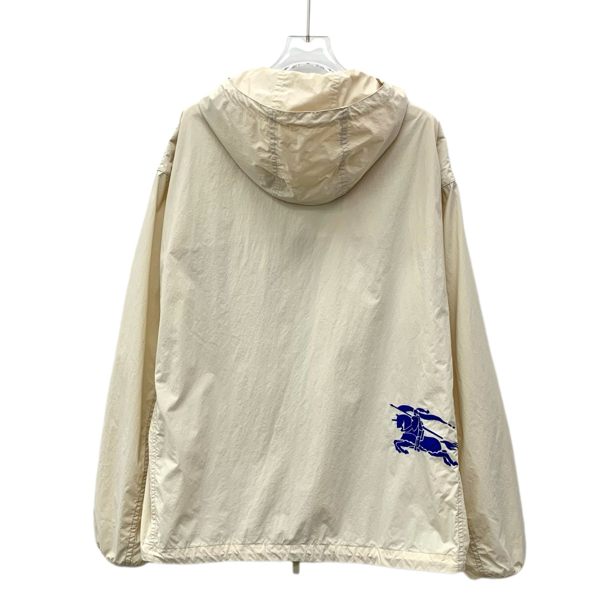 Burberry Burberry Beige Hooded Long-Sleeve Nylon Jacket With Warhorse Size S / US 4 / IT 40 - 7 Thumbnail