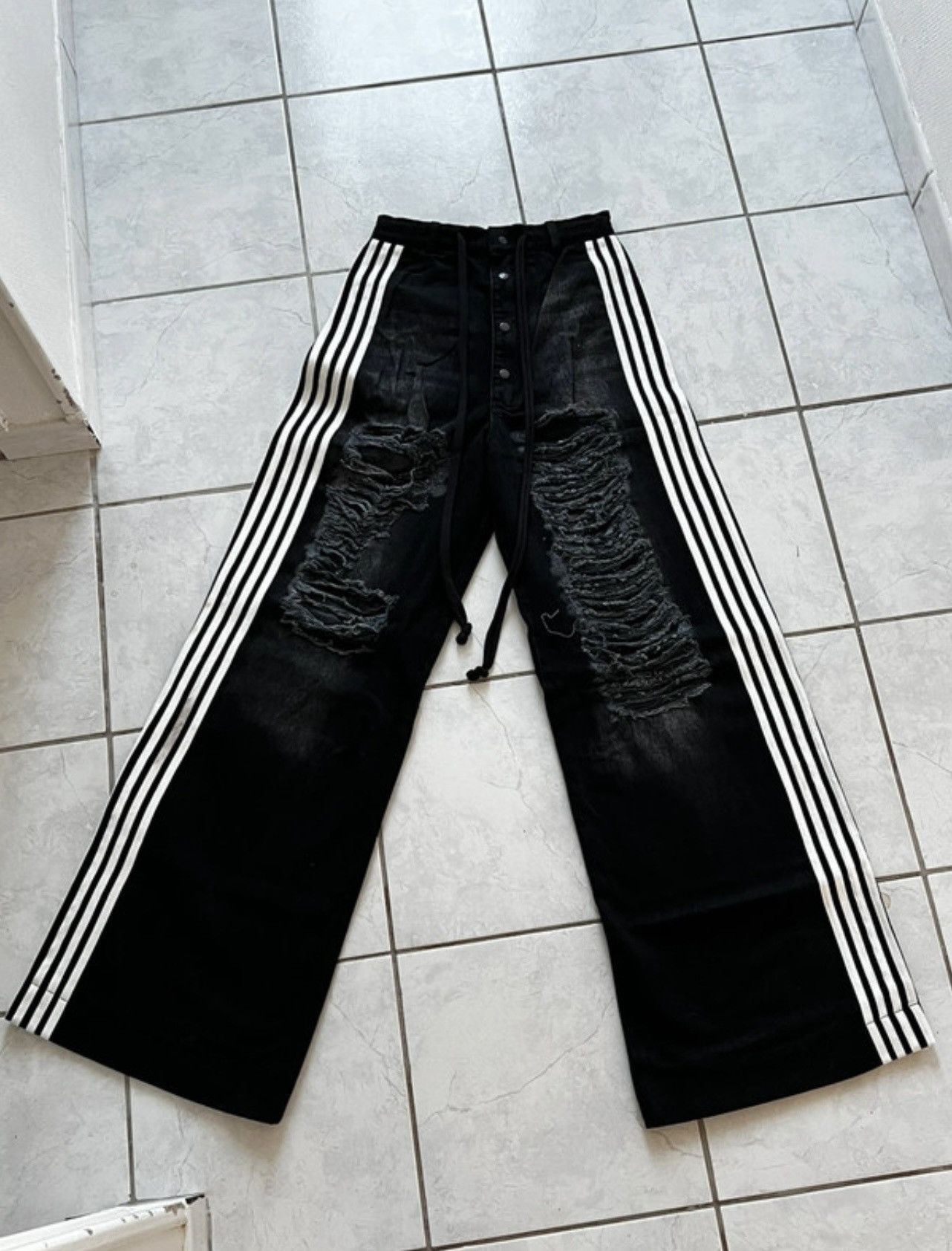 Designer × Other × Streetwear Yori Sport 5 stripe denim | Grailed