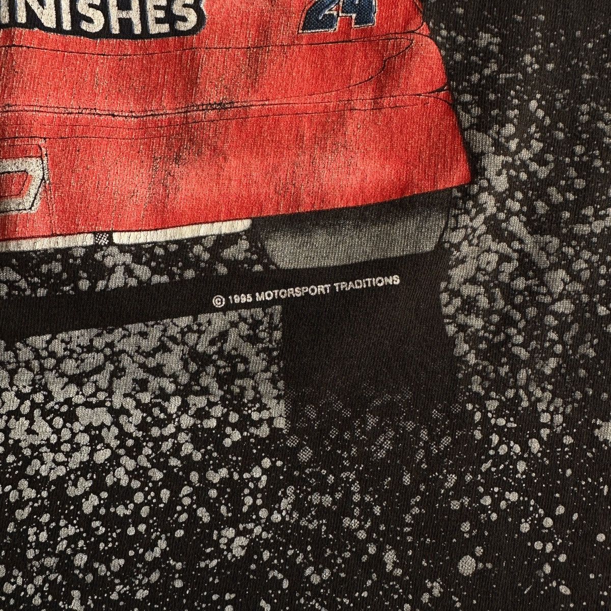 Vintage Vintage 1995 Nascar Jeff Gordon Tshirt Size US XL / EU 56 / 4 - 4 Thumbnail