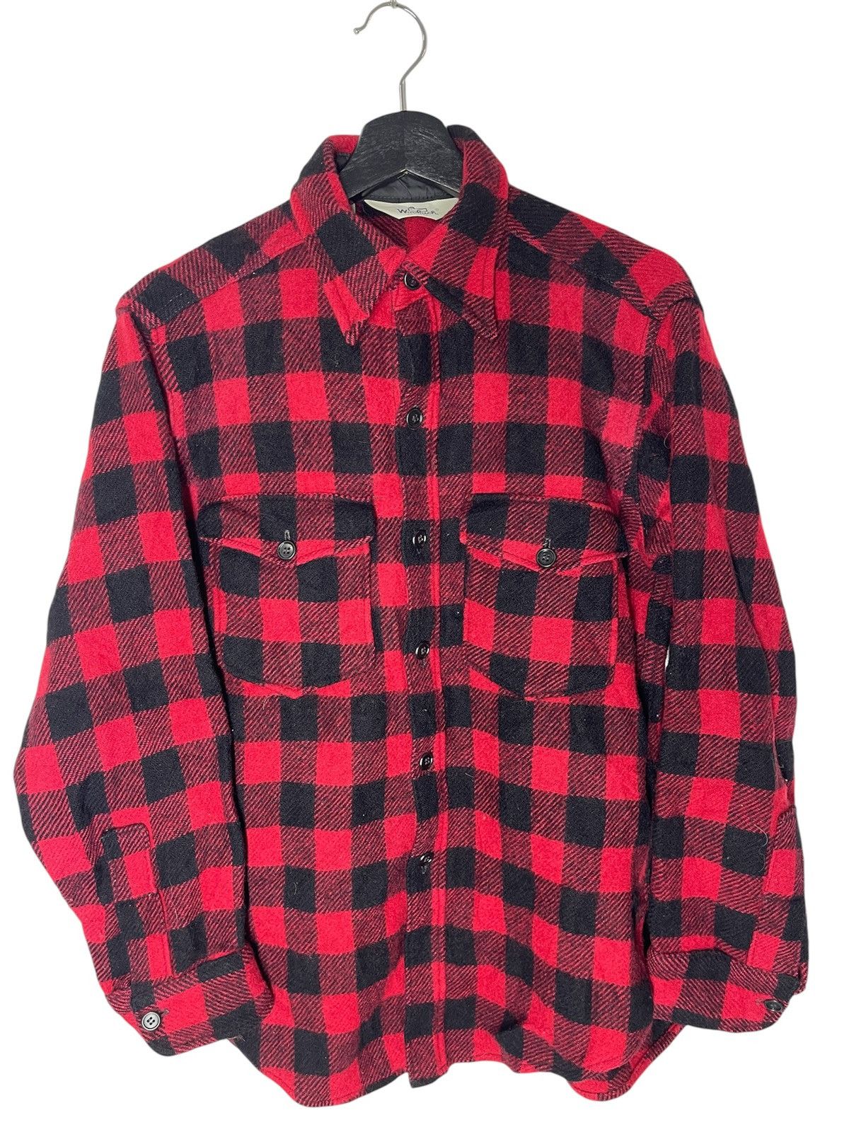 Woolrich Woolen Mills Vintage Reds Tartan Checked Flannel Shirt Size US M / EU 48-50 / 2 - 1 Thumbnail