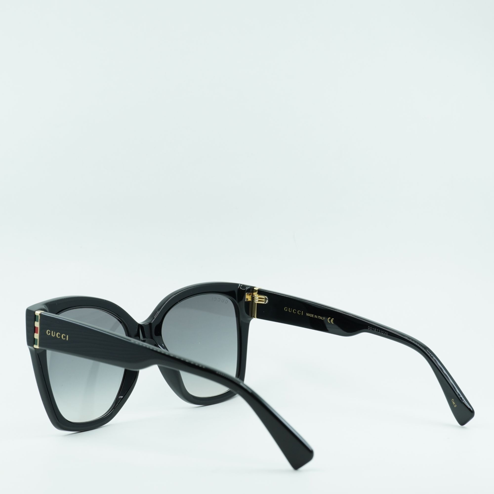 Gucci Gucci GG0459S 001 Sunglasses Black Butterfly Frame Size ONE SIZE - 5 Thumbnail
