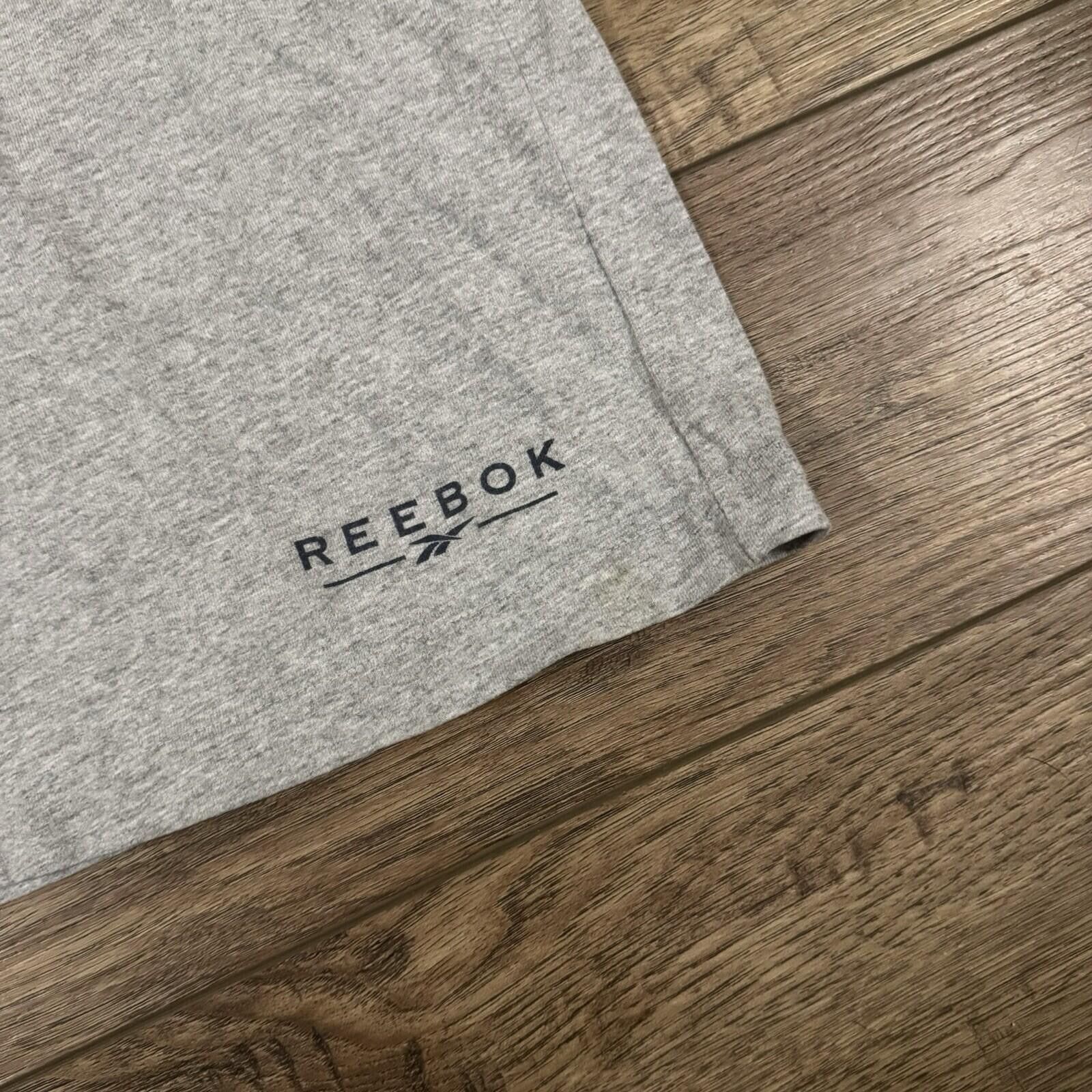 Reebok Vintage 90s Y2K Reebok Grey Shirt Size L Size US L / EU 52-54 / 3 - 2 Thumbnail