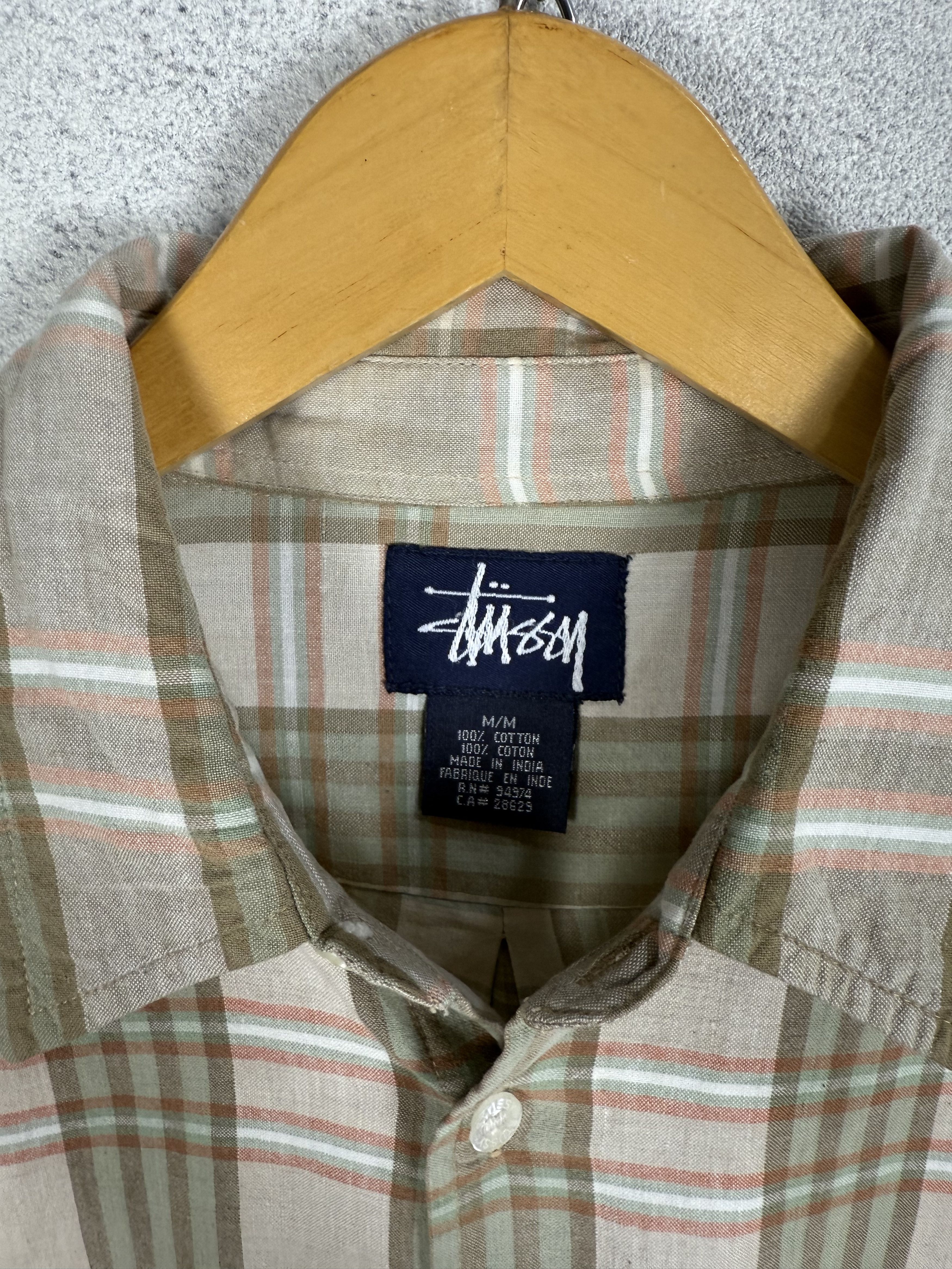 Stussy Vintage Stussy Plaid Shirt Size US M / EU 48-50 / 2 - 9 Thumbnail