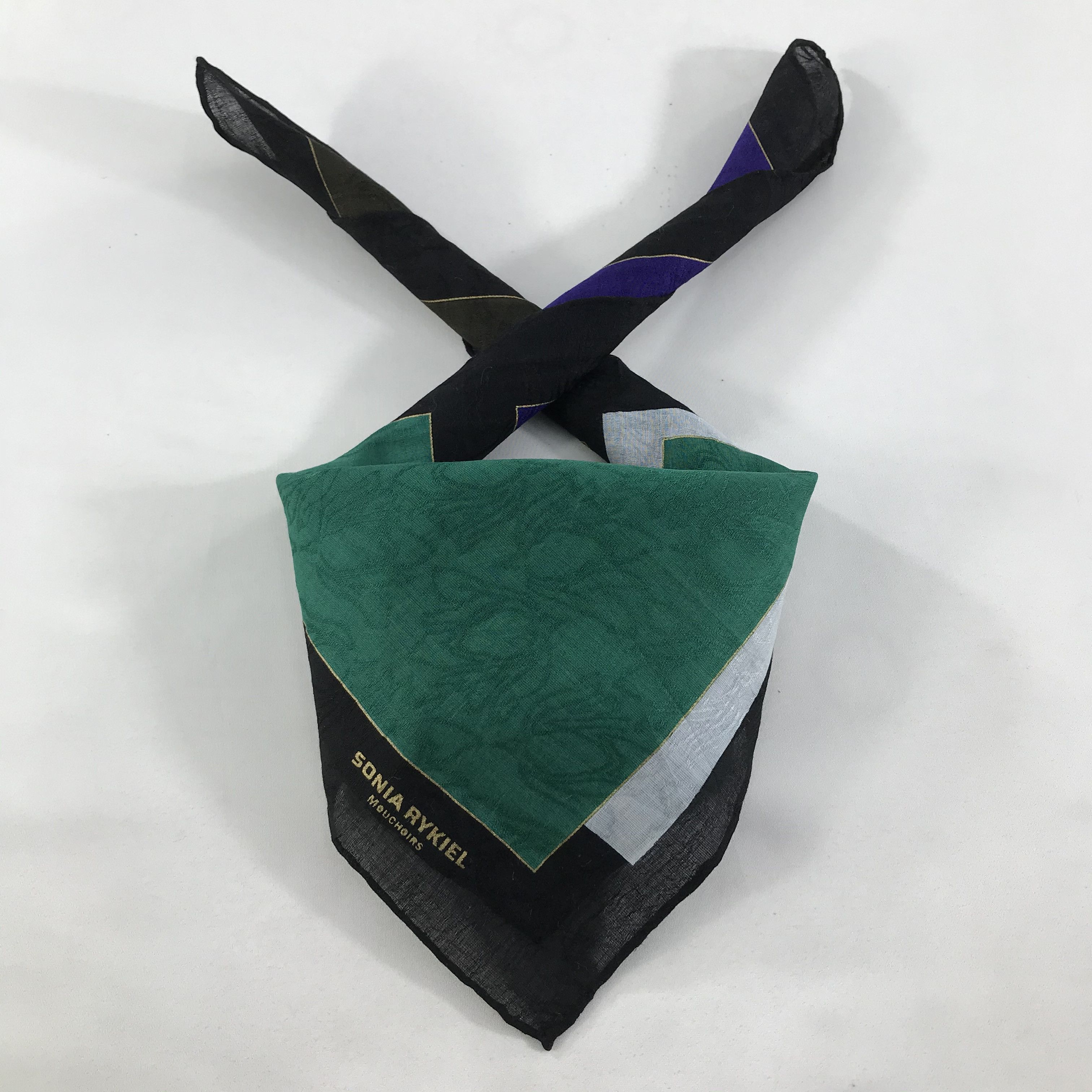 Sonia Rykiel × Vintage Sonia Rykiel Bandana / Handkerchief / Neckerchief - S1544 Size ONE SIZE - 3 Thumbnail