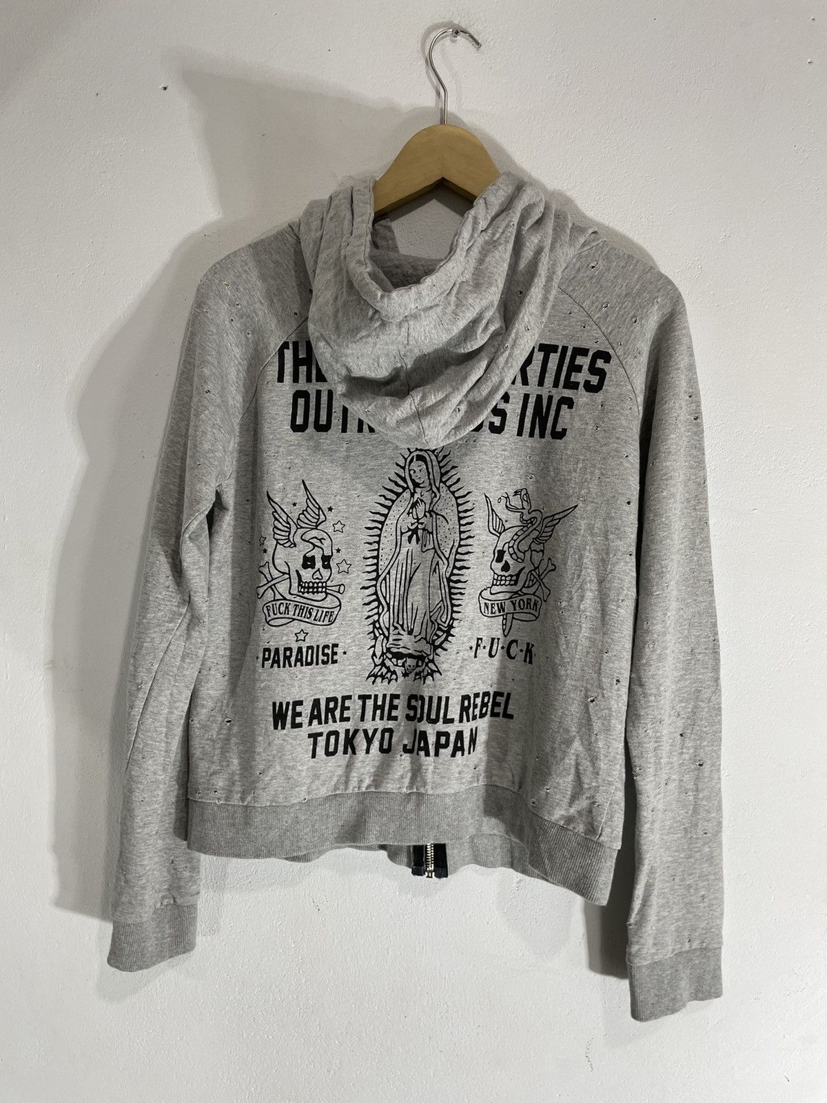 Hysteric Glamour Japanese Guilty Parties Distressed hoodie Size US S / EU 44-46 / 1 - 2 Thumbnail