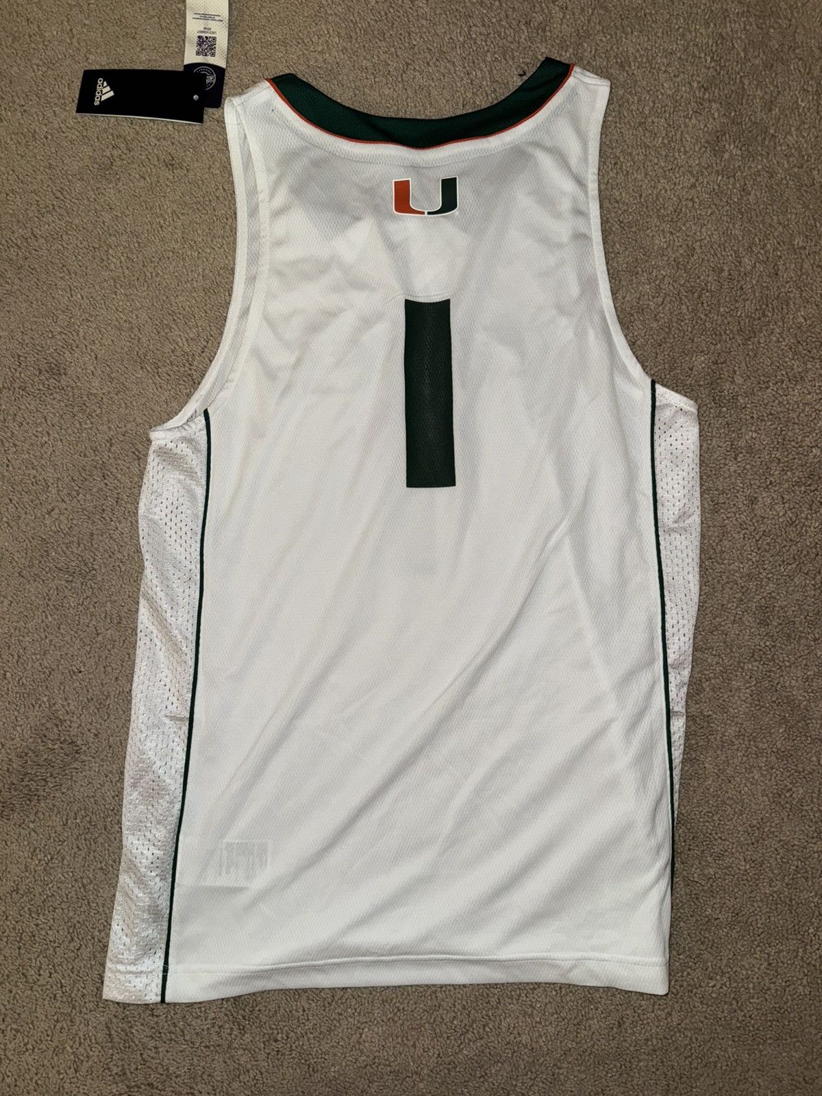 Nike University of Miami hurricanes basketball jersey Size US S / EU 44-46 / 1 - 2 Thumbnail