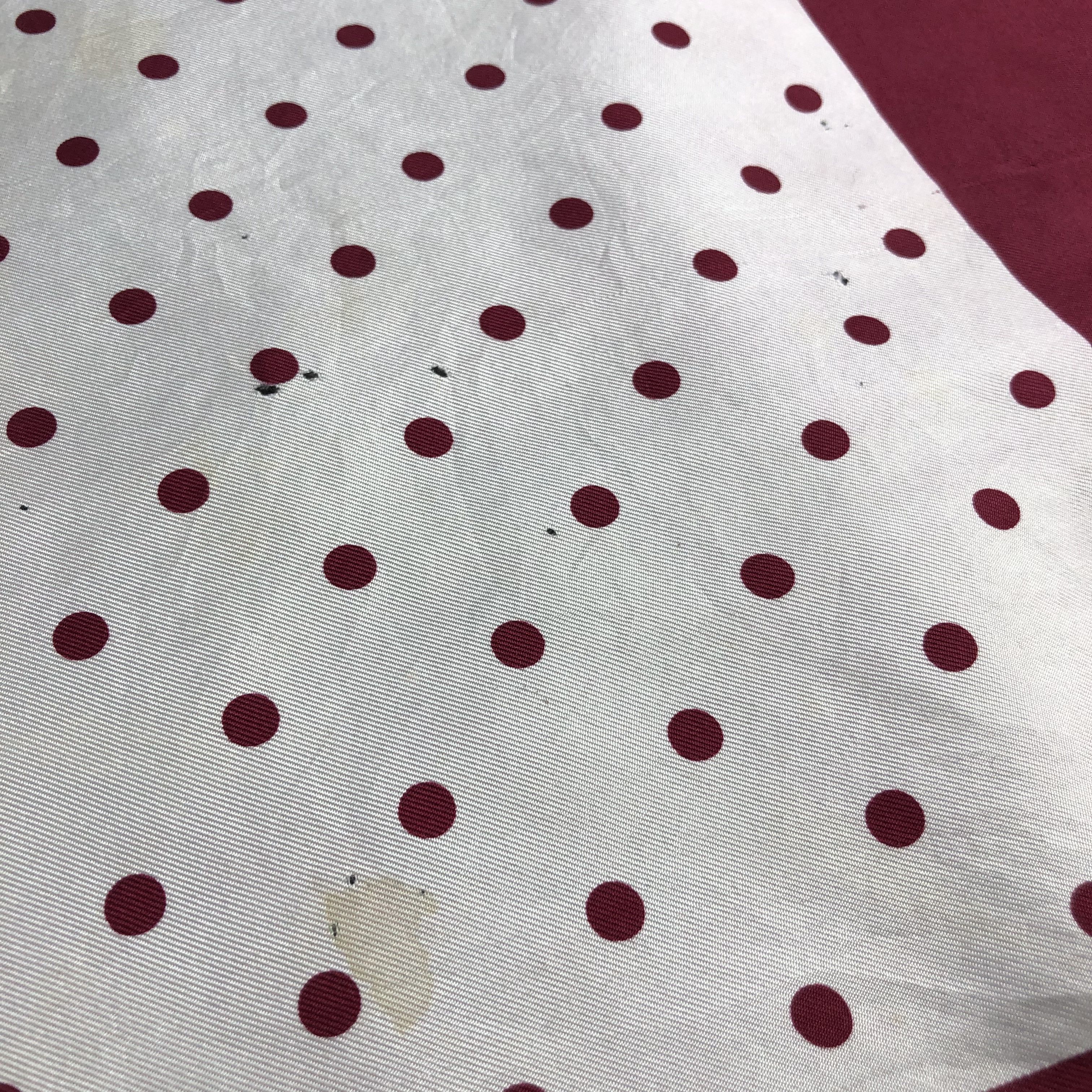 Burberry Vintage Burberrys Polka Dots Silk Scarf M590 Size ONE SIZE - 6 Thumbnail