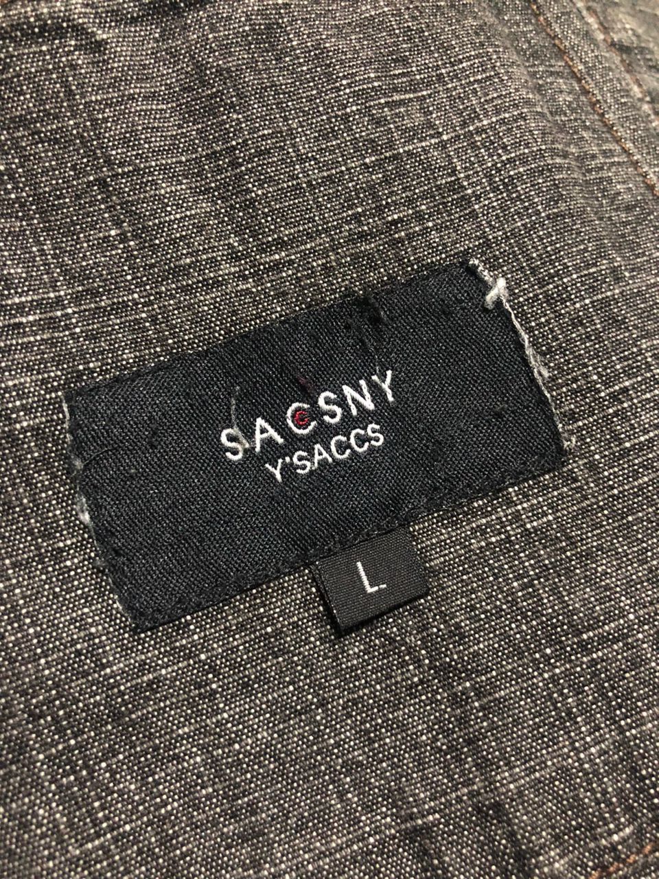 Yohji Yamamoto Yohji Yamamoto Sacsny Y'saccs Denim Chore Jacket Size US L / EU 52-54 / 3 - 13 Thumbnail