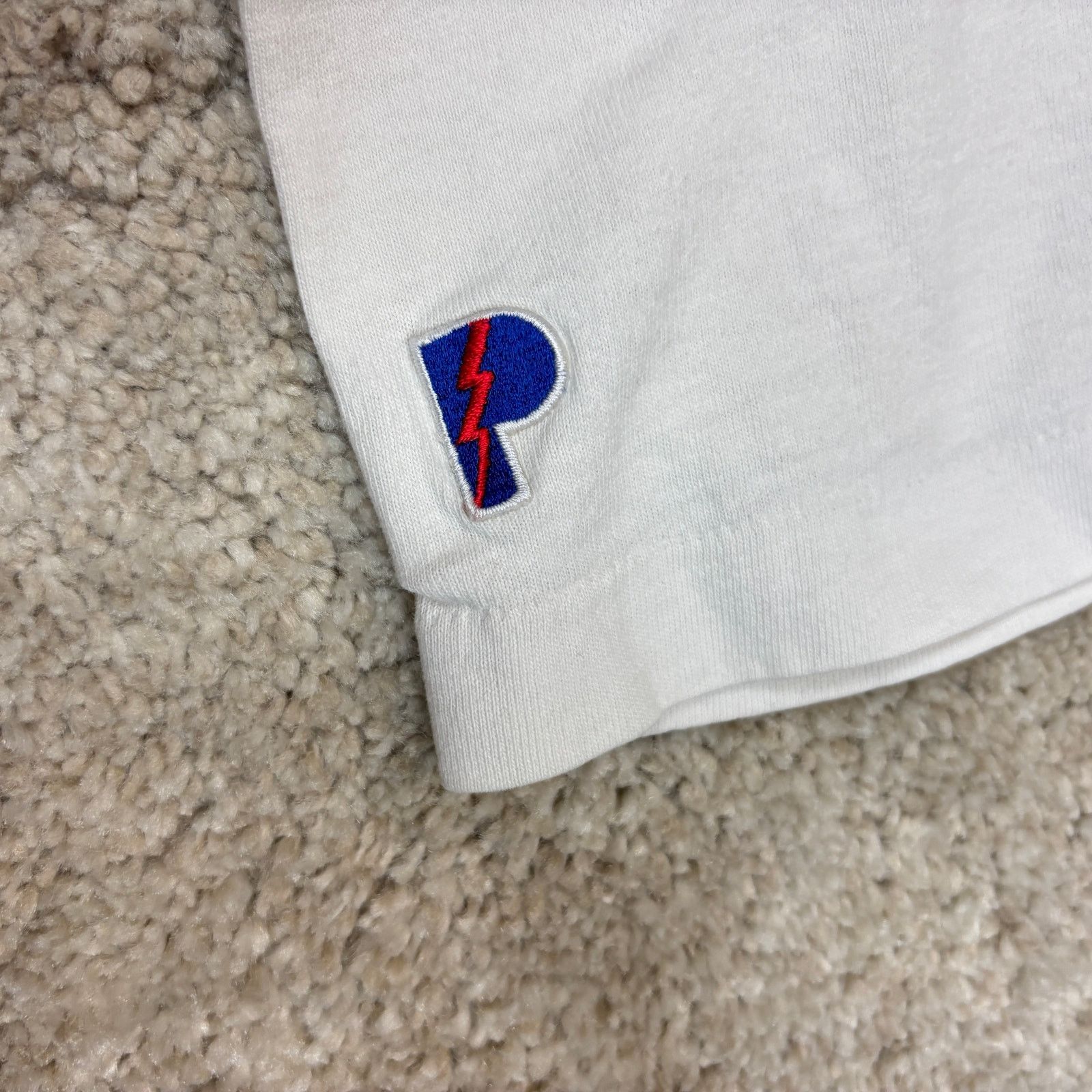 MLB × Pro Player × Vintage VTG 90s Cleveland Indians Sock It To Em Tribe Shirt Large Size US L / EU 52-54 / 3 - 8 Thumbnail