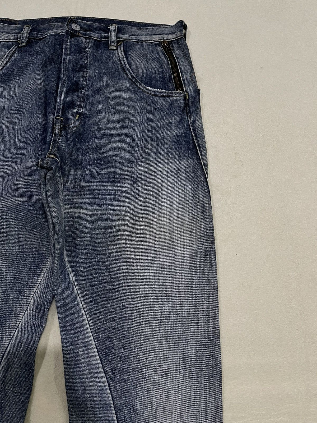 Japanese Brand Vintage Rna Inc. Skinny Madwush Faded Denim Jeans Size US 32 / EU 48 - 4 Thumbnail