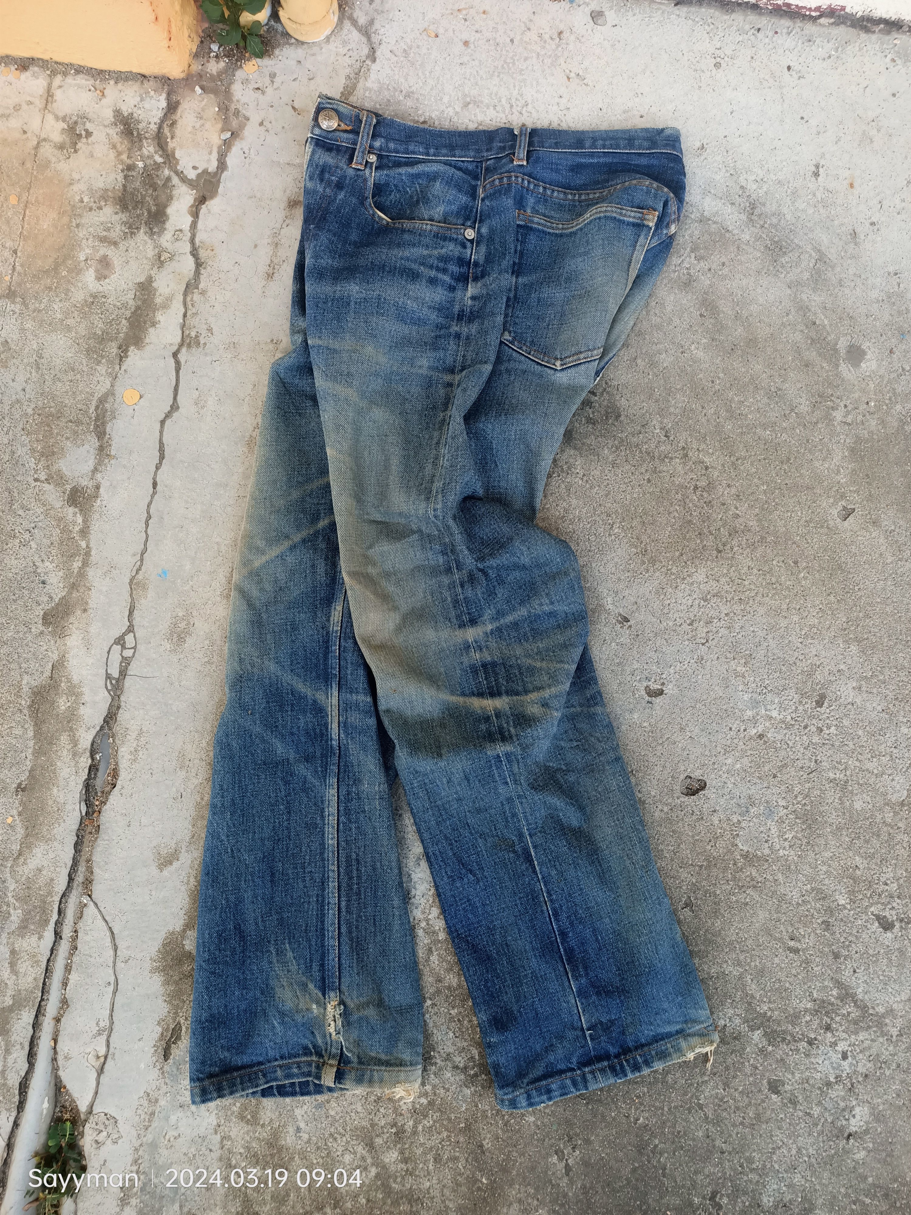 A.P.C. 💢 Selvedge Vintage A.P.C Faded Blue Jeans Size US 28 / EU 44 - 2 Thumbnail