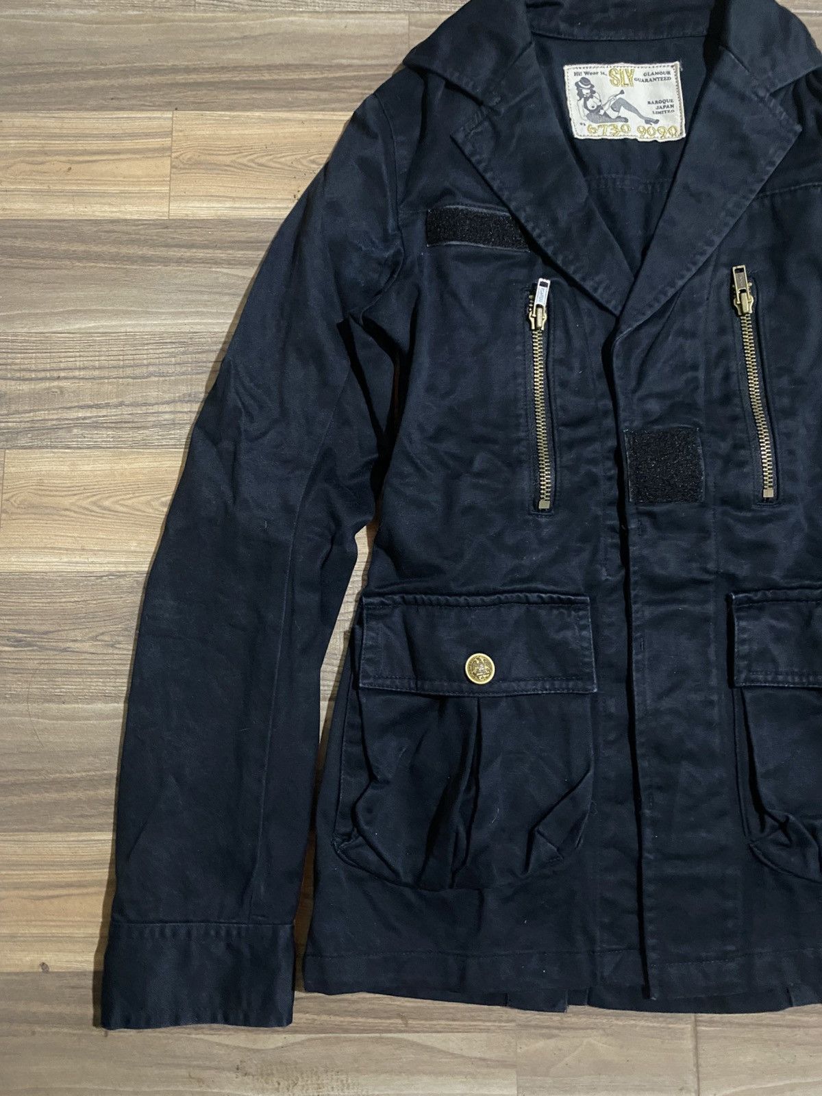 Japanese Brand SLY 6830 9090 MILITARY JACKET UNISEX Size US S / EU 44-46 / 1 - 2 Thumbnail