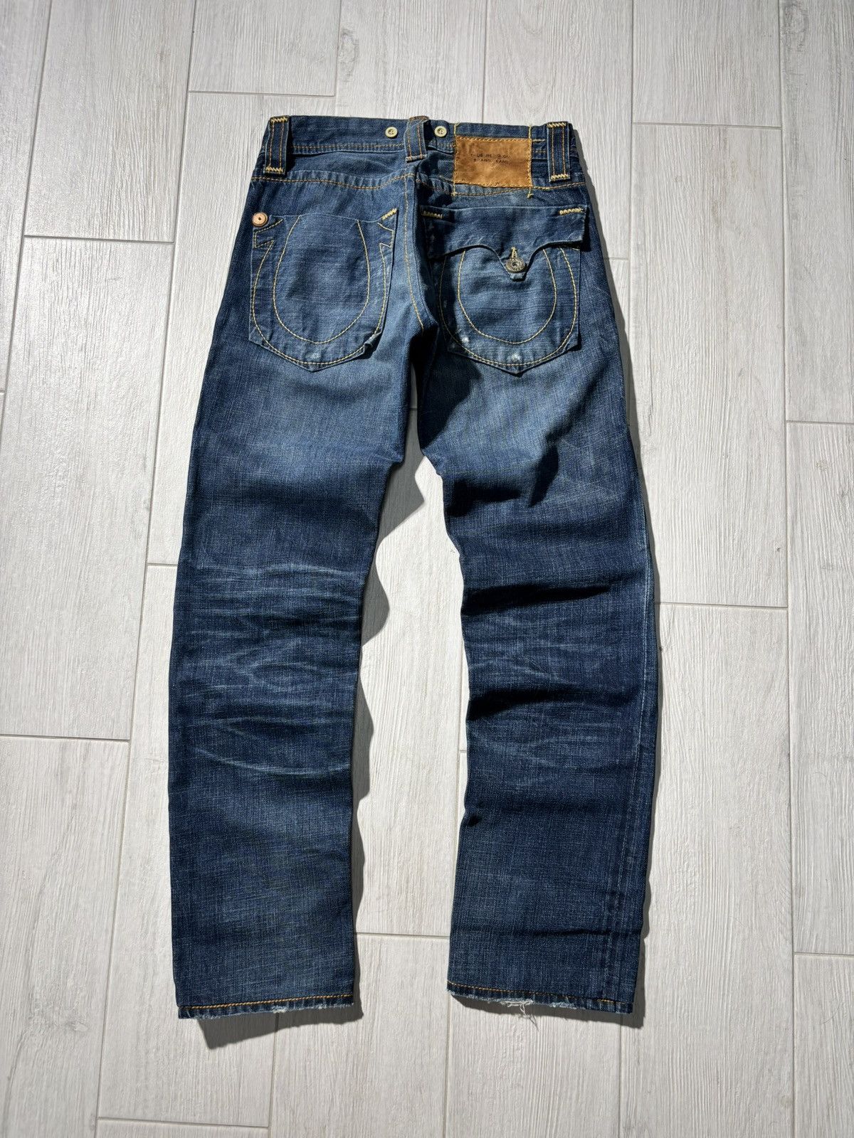 True Religion Y2K True Religion Jeans Denim Distressed USA Chief Keef Size US 29 - 1 Thumbnail