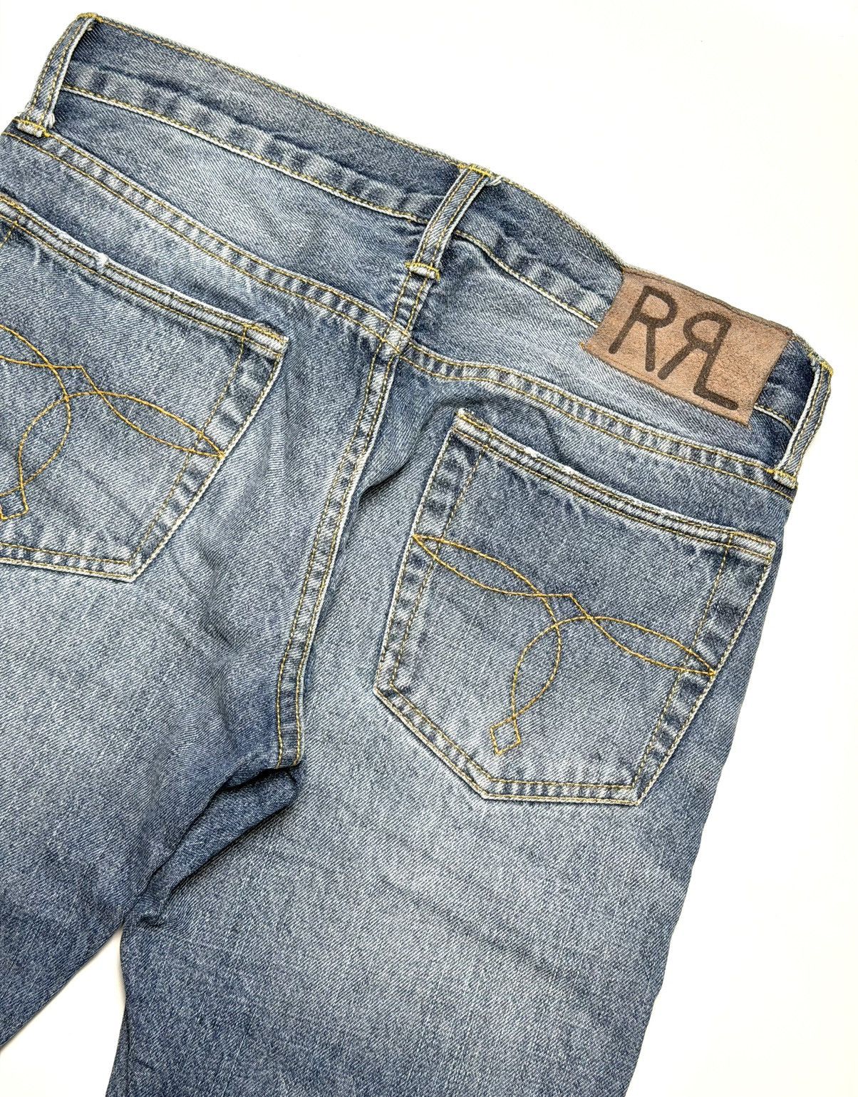 RRL Ralph Lauren RRL - Light wash denim pants Size US 30 / EU 46 - 3 Thumbnail
