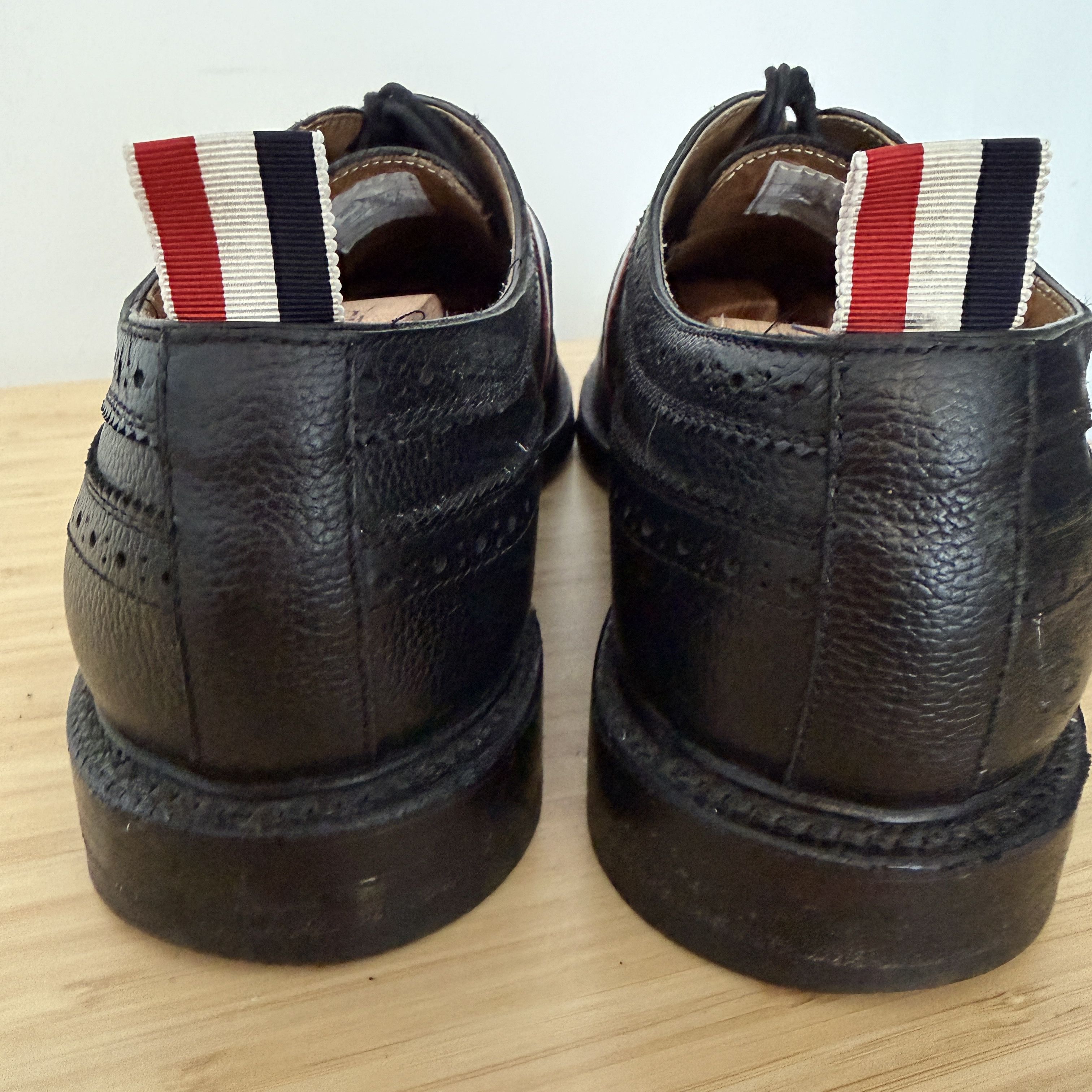 Thom Browne Rare Thom Browne Longwing Grosgrain Strap Leather Sz 12 Size US 12 / EU 45 - 6 Thumbnail