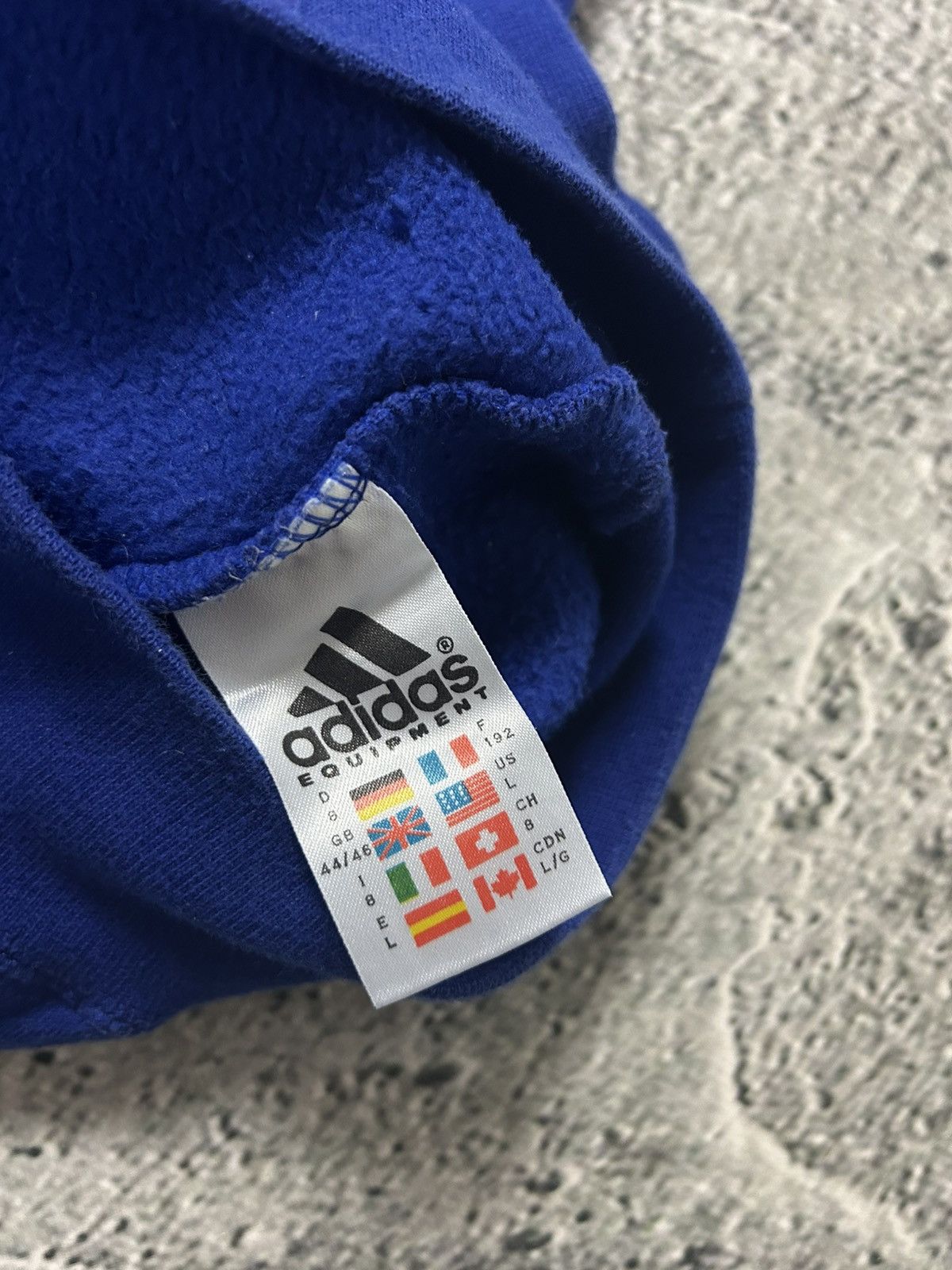 Adidas Adidas vintage sweatshirt blue halfzip Equipment EQT 2000s Size US L / EU 52-54 / 3 - 5 Thumbnail