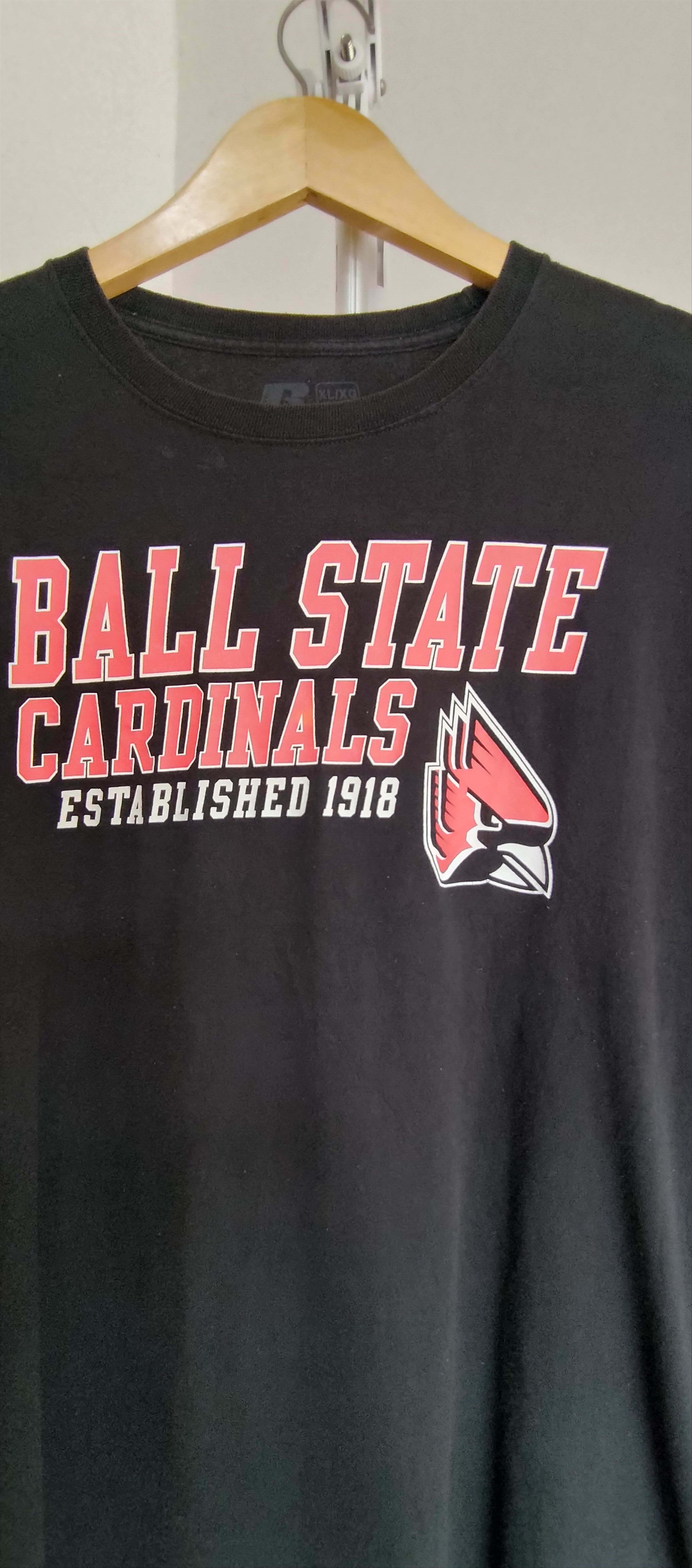 Russell Athletic Russel Black Ball State Cardinals Size US XL / EU 56 / 4 - 2 Thumbnail