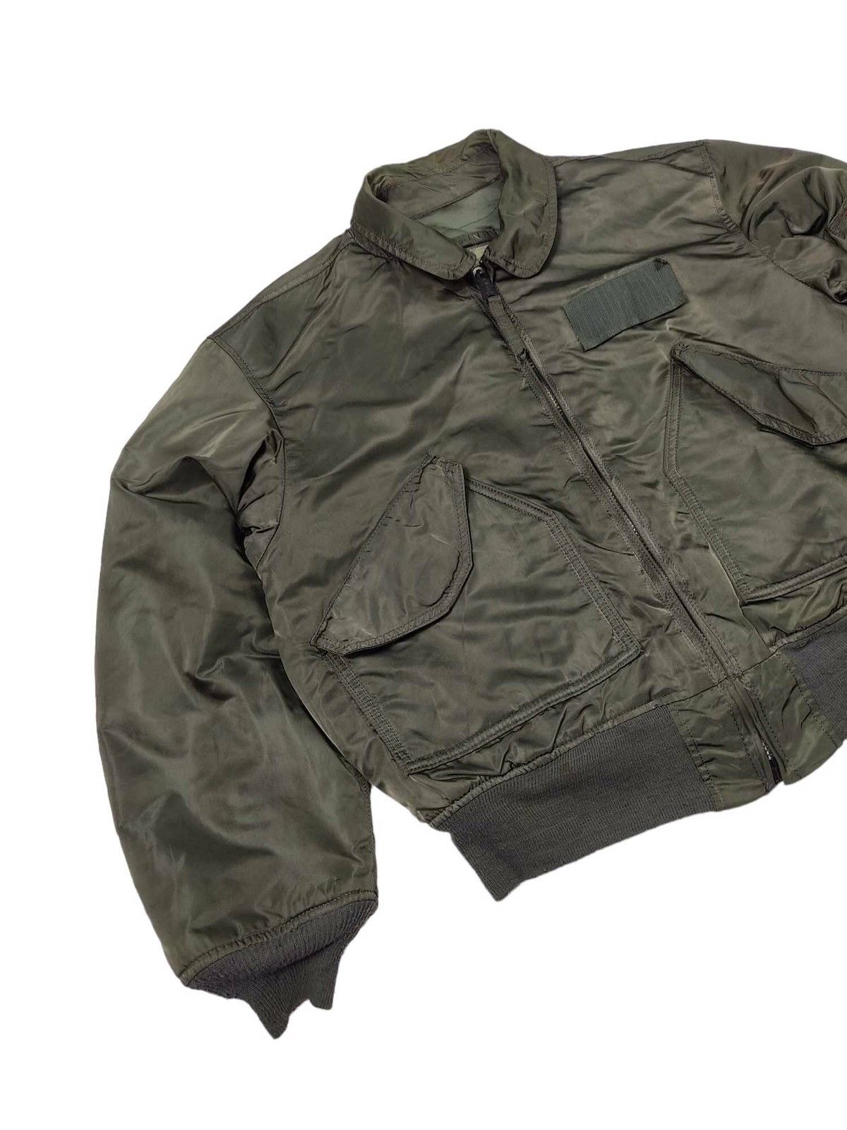 Alpha Industries × Vintage VINTAGE 90s Alpha Industries Flight Jacket Size US L / EU 52-54 / 3 - 3 Thumbnail