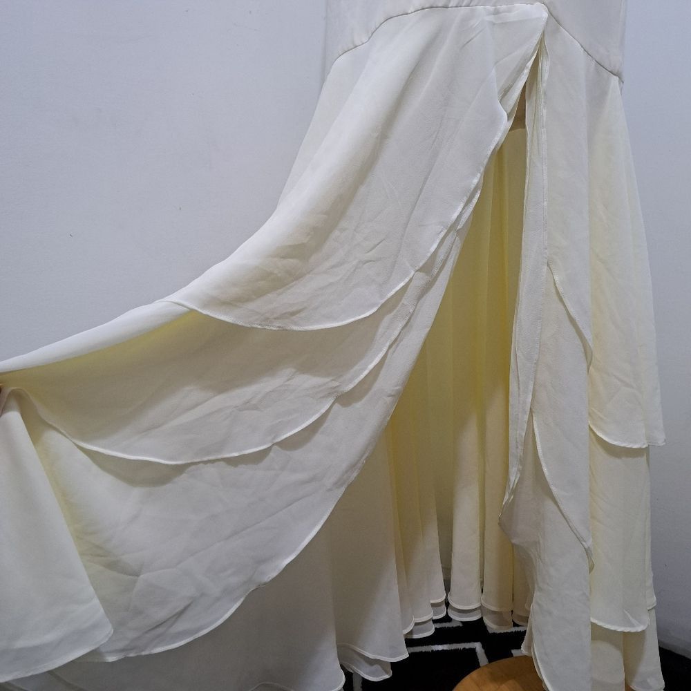 Other Fame And Partners Ophelia Tiered Ruffle Elegant Cream Maxi D Size XL / US 12-14 / IT 48-50 - 9 Thumbnail