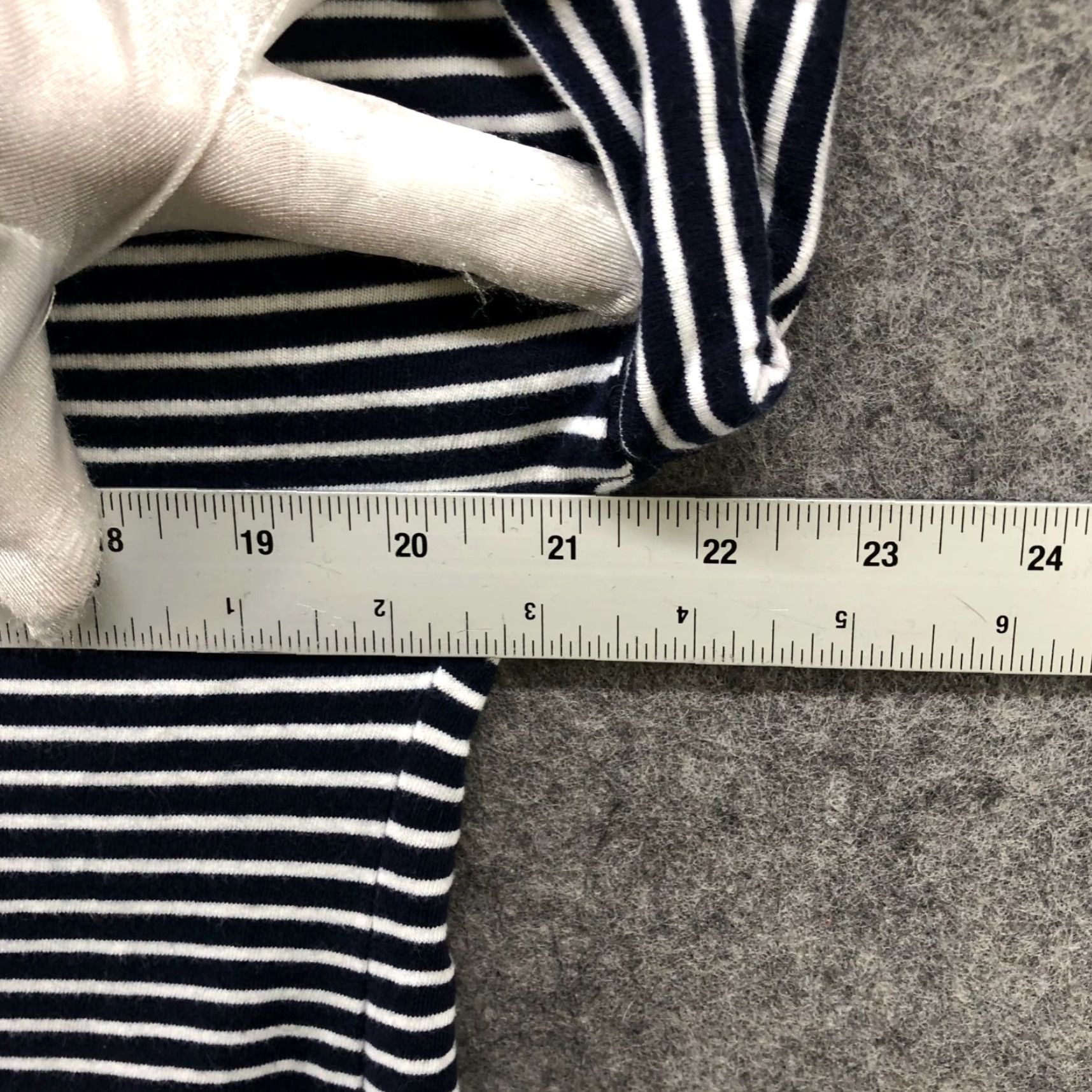 Gap Gap T Shirt Dress Womens S Short Sleeve Crewneck Navy Blue White Stripe Pocket Dress Size S / US 4 / IT 40 - 5 Thumbnail