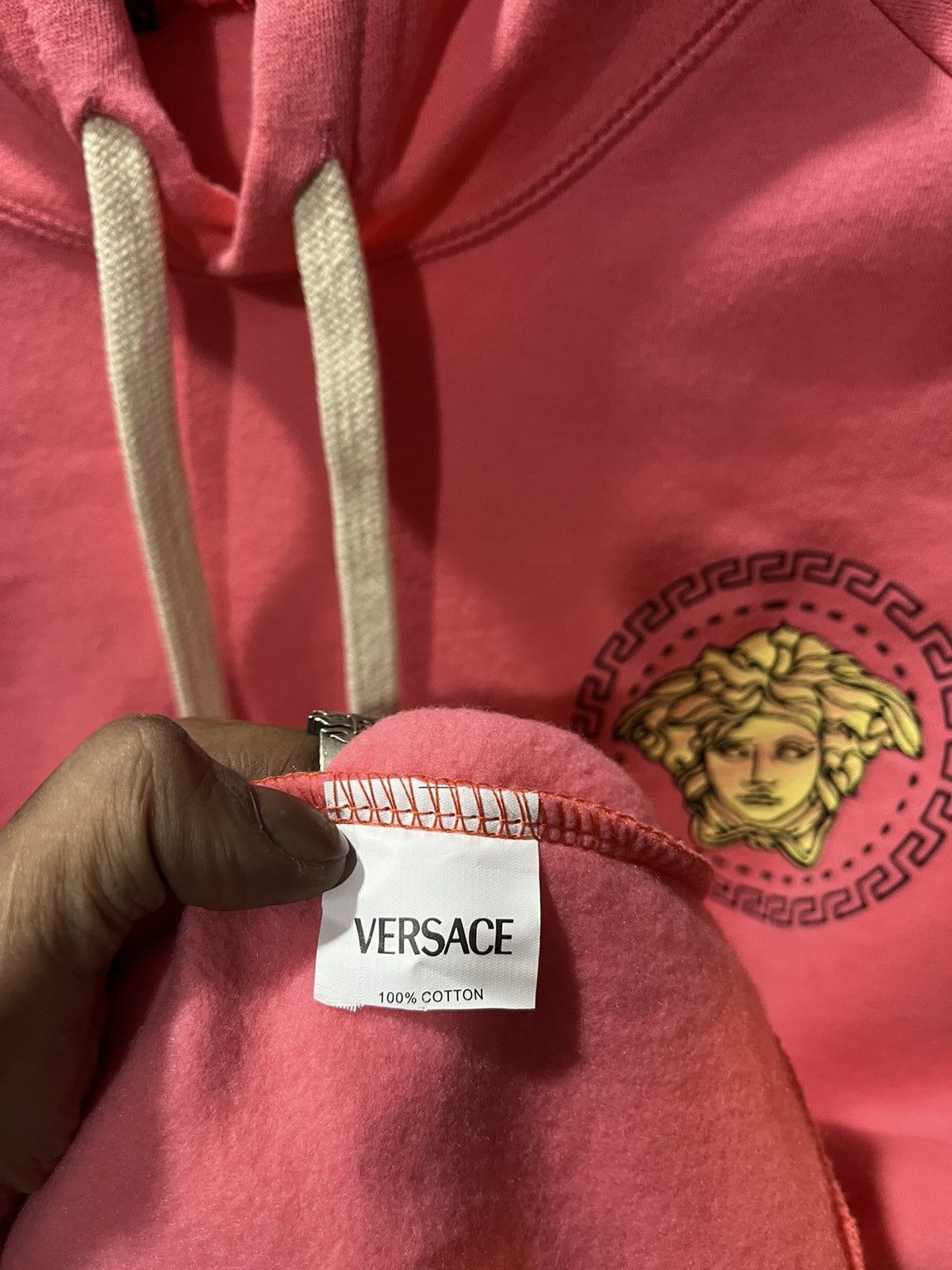 Versace Versace Sports Medusa Logo Dress Hoodie Size L / US 10 / IT 46 - 5 Thumbnail
