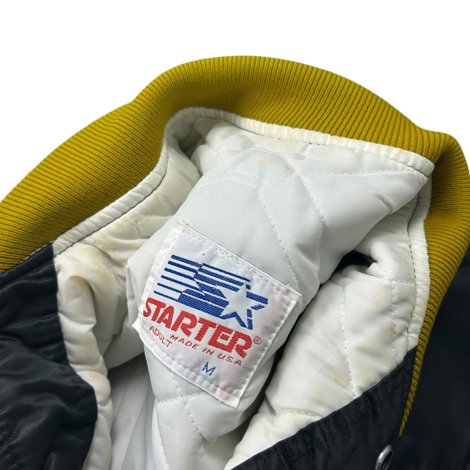 NBA VTG 90s NCAA GEORGIA TECH YELLOW STARTER SATIN JACKET Size US M / EU 48-50 / 2 - 4 Thumbnail