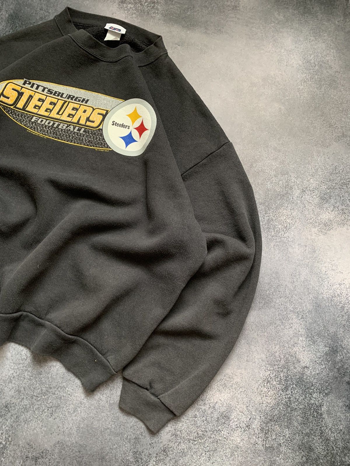 NFL × Vintage Vintage 90s Pittsburgh Steelers NFL Crewneck Sweatshirt Size US L / EU 52-54 / 3 - 3 Thumbnail