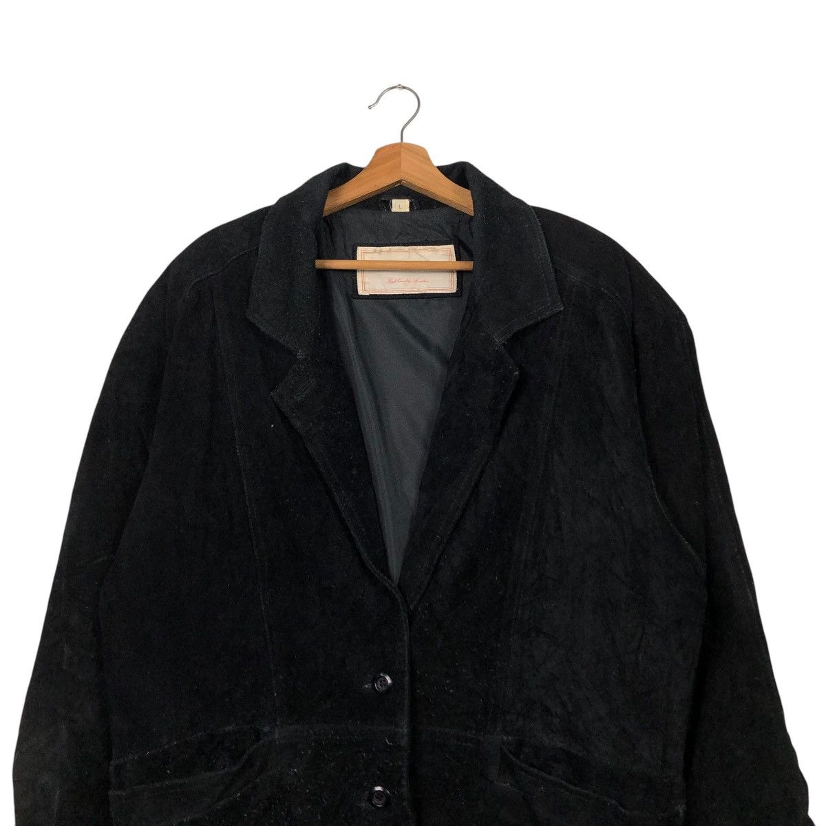 Japanese Brand 🔥VINTAGE LEATHER JACKET DOUBLE BREAST LEATHER & HIDE Size US L / EU 52-54 / 3 - 3 Thumbnail