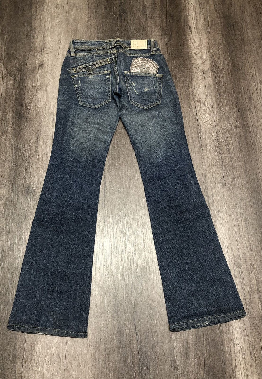 Taverniti × Vintage Distressed Denim Taverniti Jeans Courtney Flare Design Size 27" / US 4 / IT 40 - 3 Thumbnail