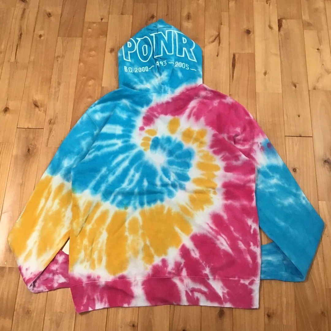 Bape BAPE Tie dye shark full zip hoodie a bathing ape Size US XL / EU 56 / 4 - 2 Thumbnail