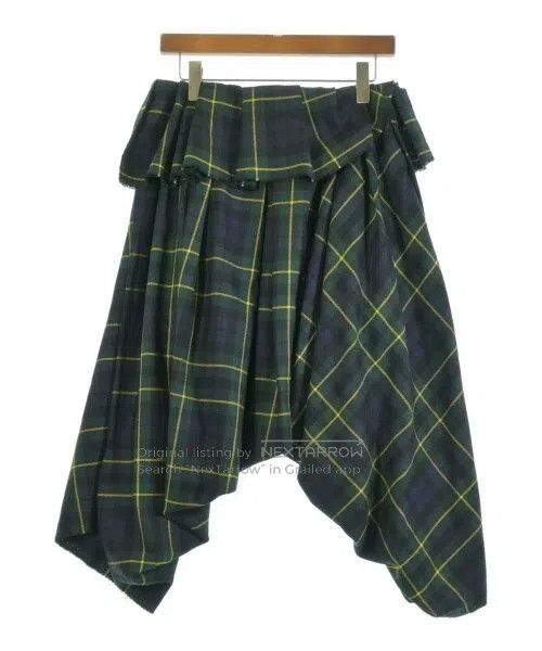 Comme des Garcons Comme Des Garcons size S Green plaid harem pants Size 23" - 2 Thumbnail