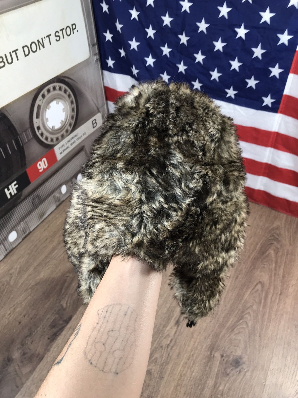 Japanese Brand × Vintage Vintage Fuzzy Mohair Hat Drill Size ONE SIZE - 3 Thumbnail