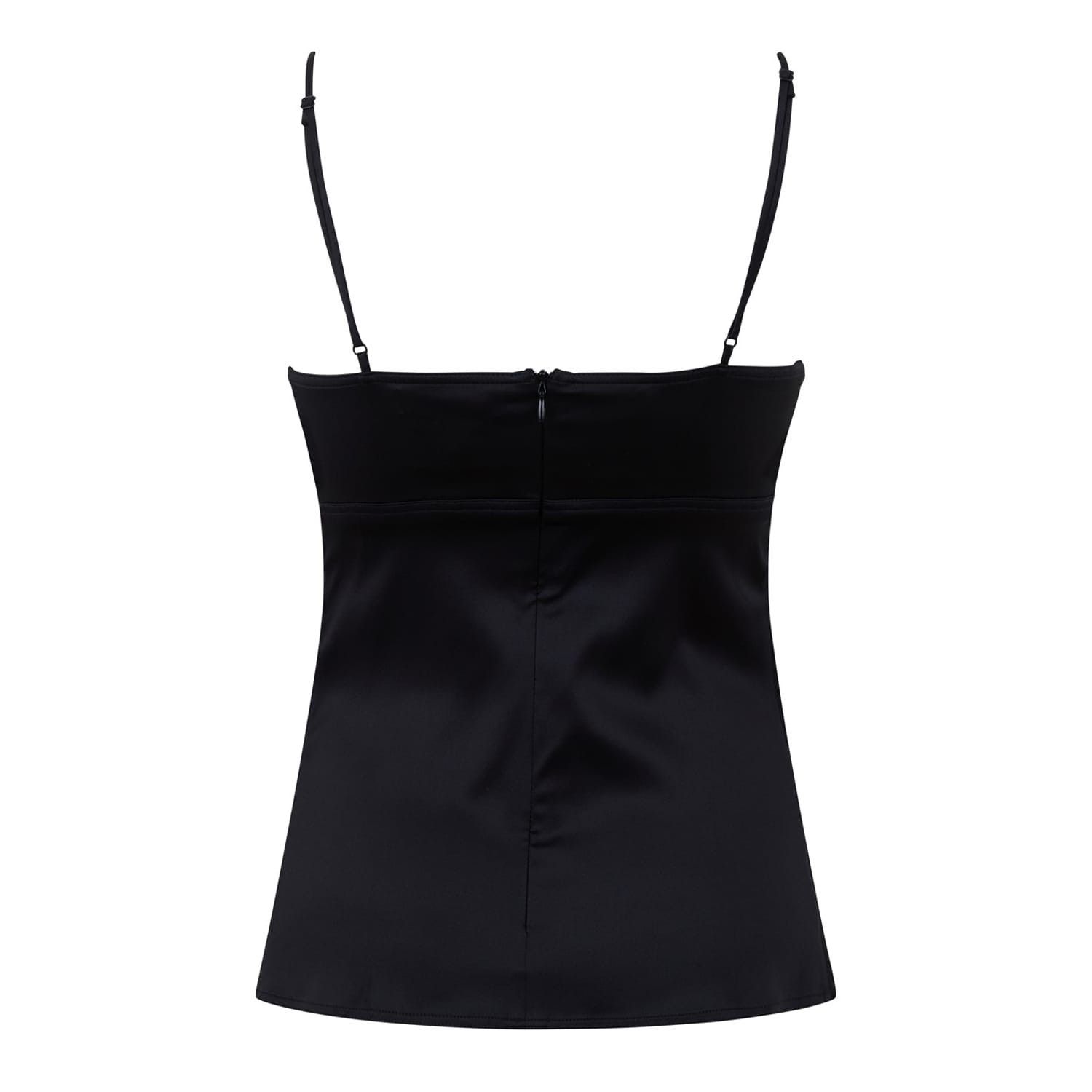 Bottega Veneta Bottega Veneta V-Neck Slim Fit Tank in Black Size S / US 4 / IT 40 - 2 Thumbnail