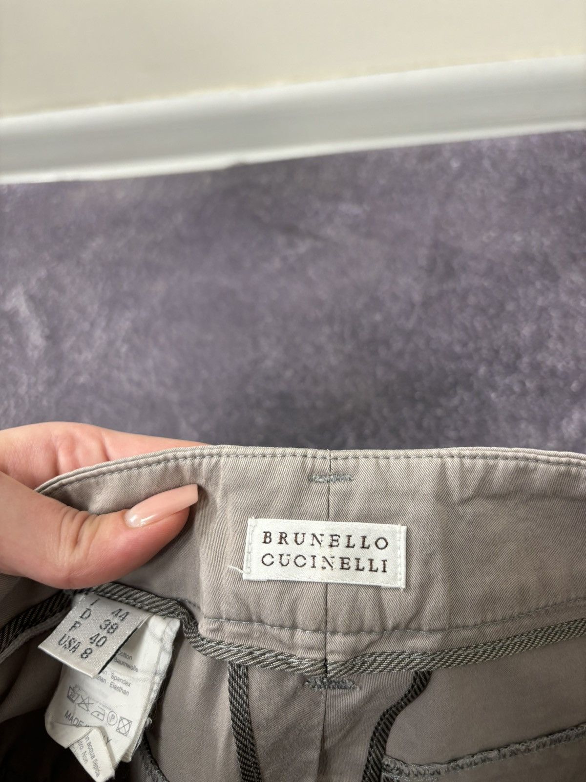 Brunello Cucinelli Brunello Cucinelli Women’s Rare Luxury Pants Trousers Size 30" / US 8 / IT 44 - 16 Thumbnail