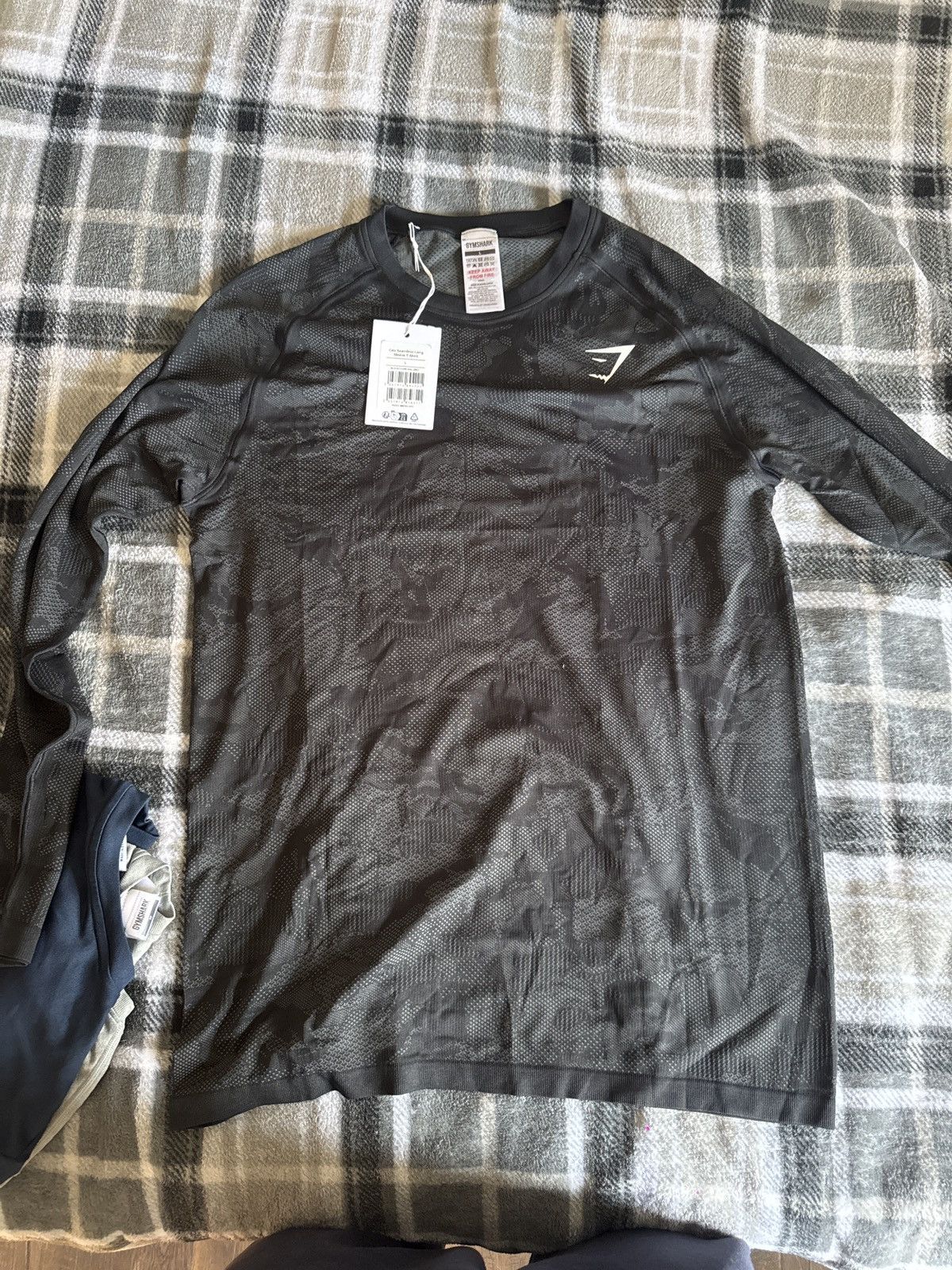 Gymshark Geo Seamless Long Sleeve T-Shirt Size US L / EU 52-54 / 3 - 1 Thumbnail