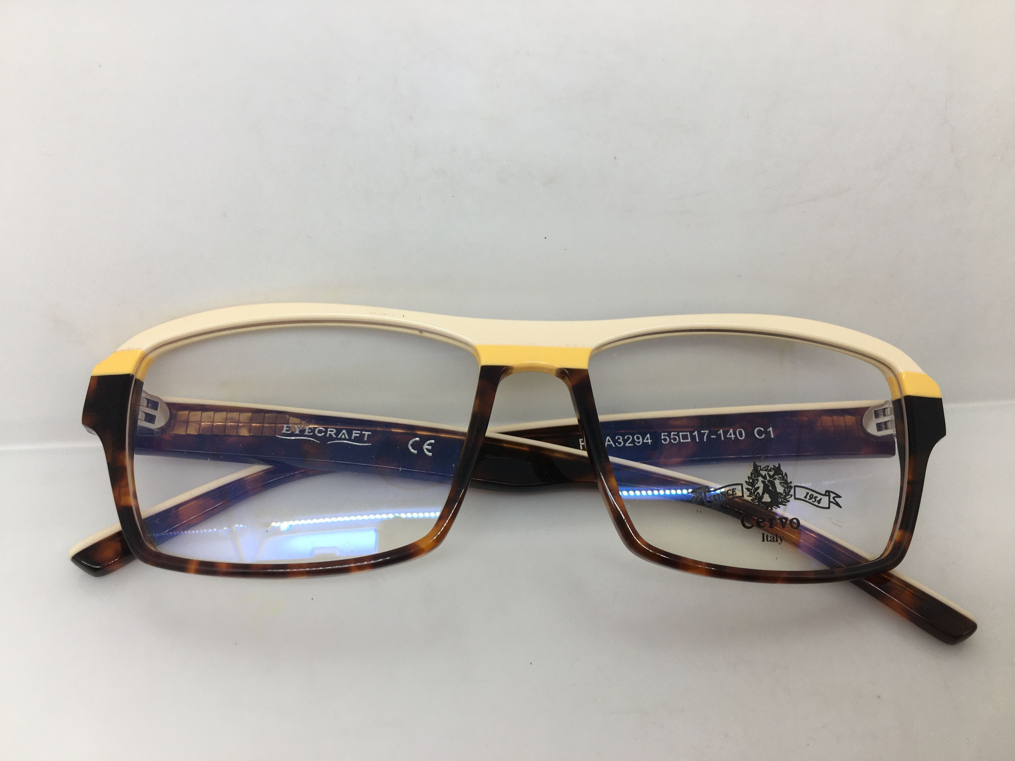 Other Eyecraft RGA3294 Handmade Acetate Eyeglasses Frame Size ONE SIZE - 8 Thumbnail