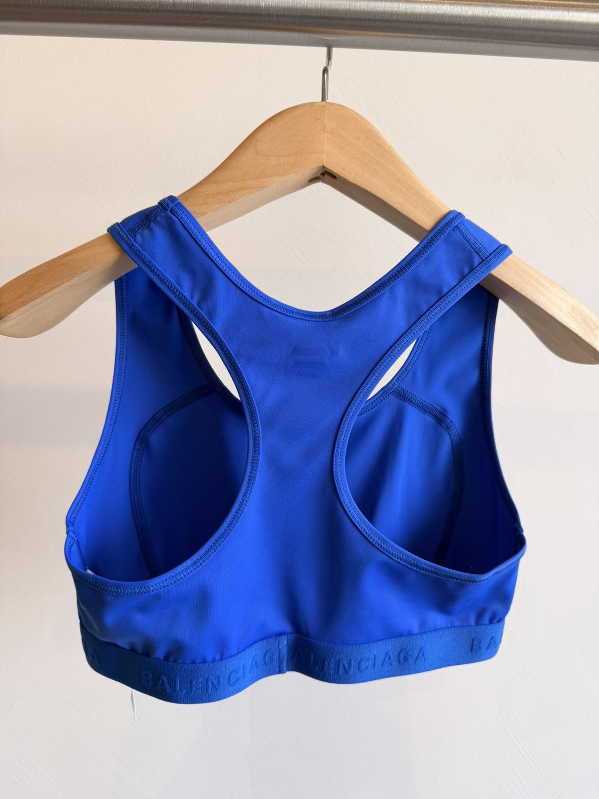 Balenciaga NWT Balenciaga Sports Bra Logo Blue Racerback Size M Size M / US 6-8 / IT 42-44 - 4 Thumbnail