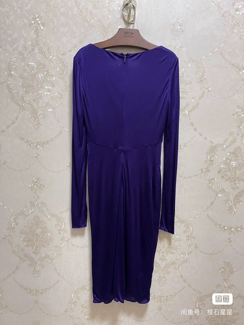 Versace Versace Violet dress dress Size S / US 4 / IT 40 - 8 Thumbnail