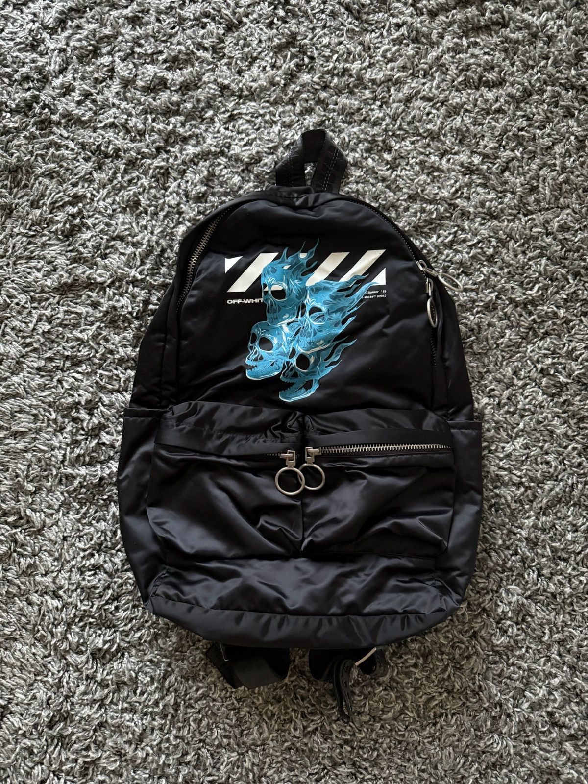 Off-White Off-White Skulls Print Backpack Size ONE SIZE - 1 Thumbnail